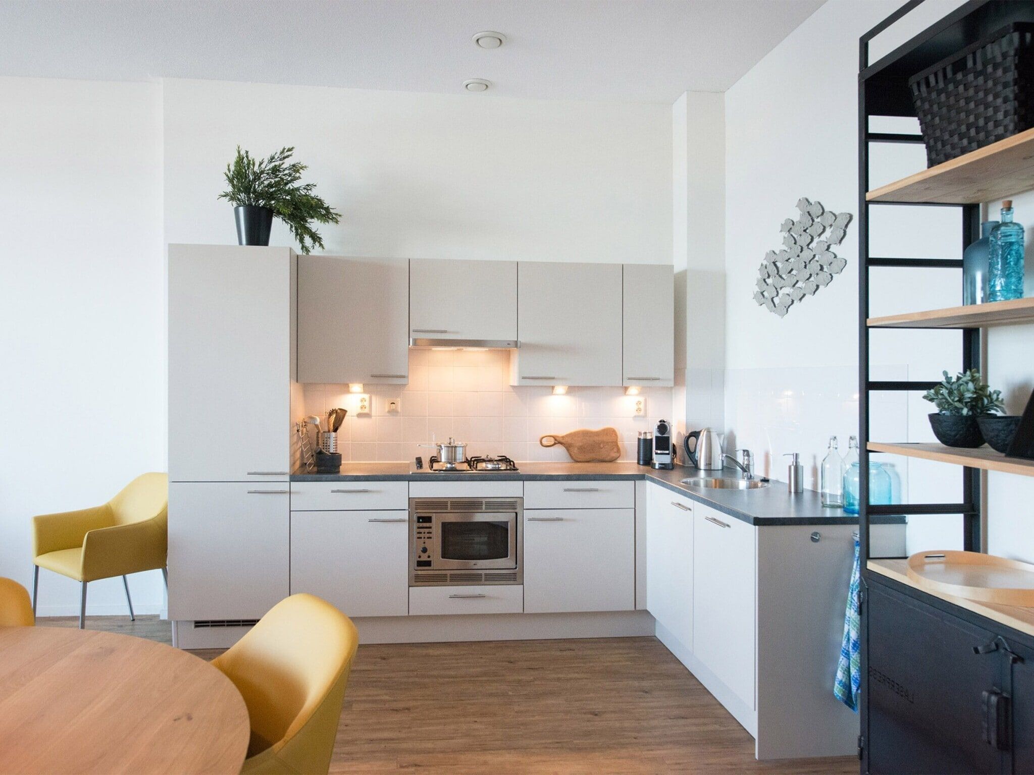 De keuken van Scheveningen Harbour 54 in Den Haag
