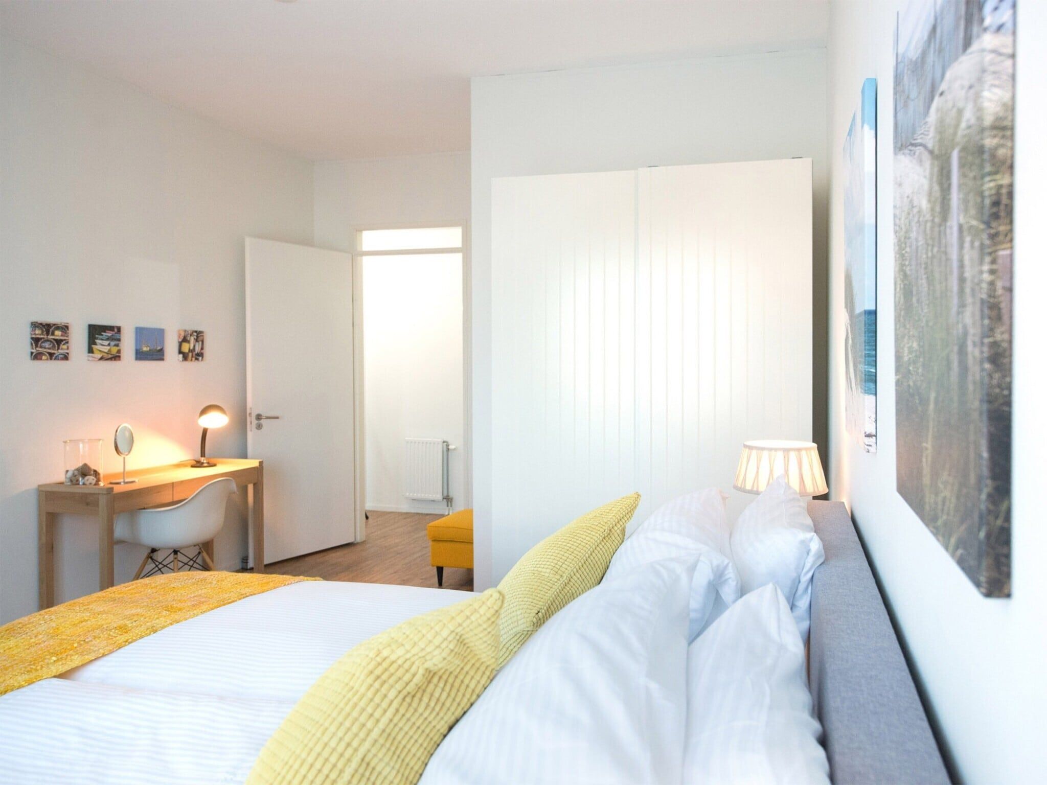 Een slaapkamer van Scheveningen Harbour 54 in Den Haag