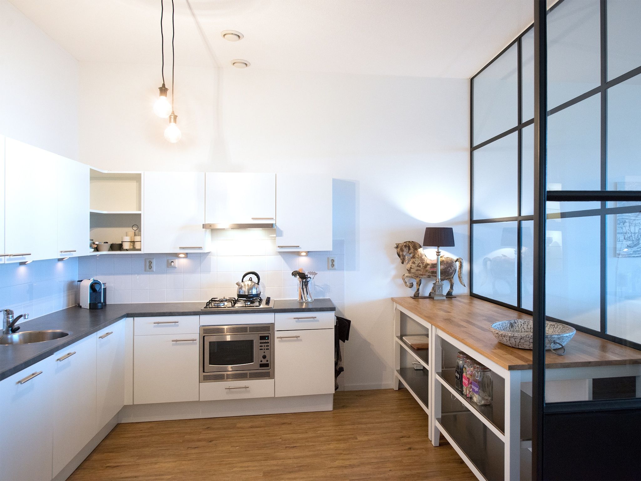De keuken van Scheveningen Harbour 54A in Den Haag