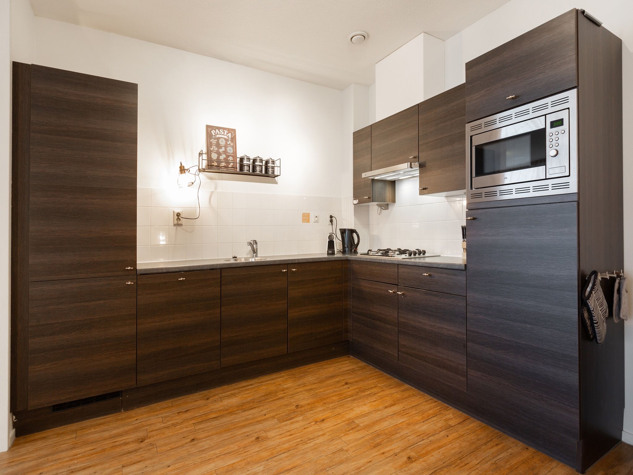 De keuken van Scheveningen Harbour 62 in Den Haag