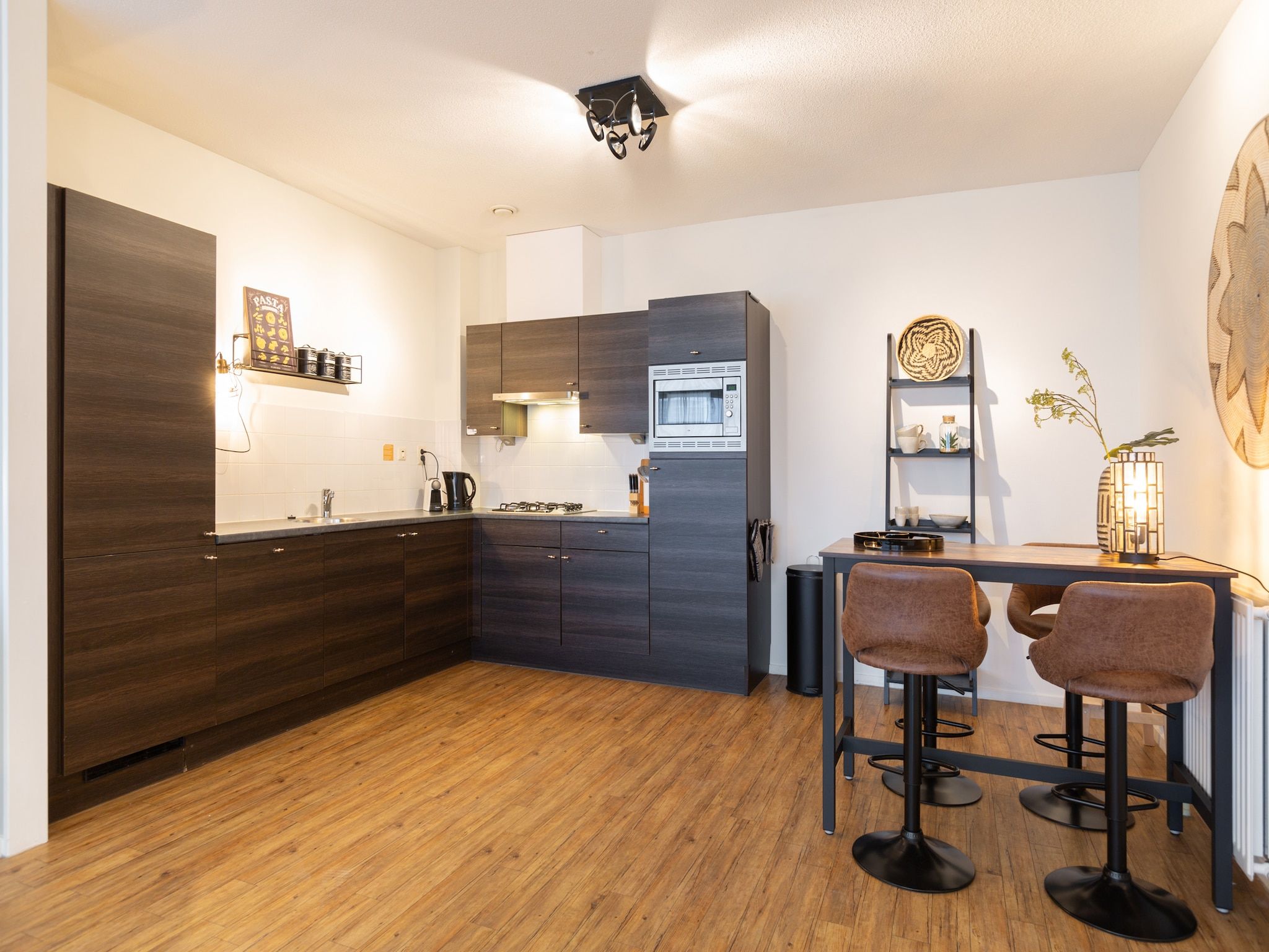 De keuken van Scheveningen Harbour 62 in Den Haag