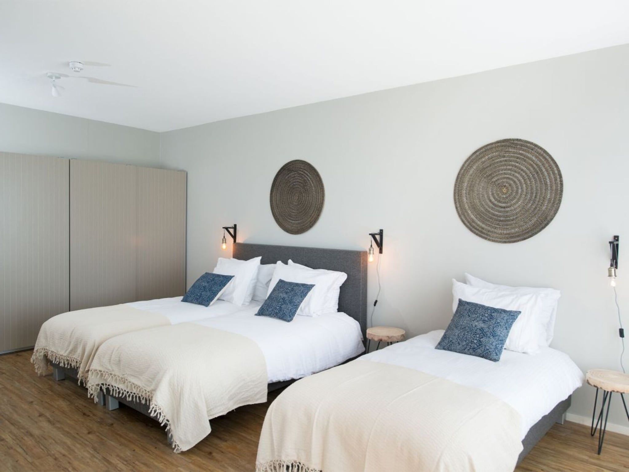Een slaapkamer van Scheveningen Harbour 68B in Den Haag