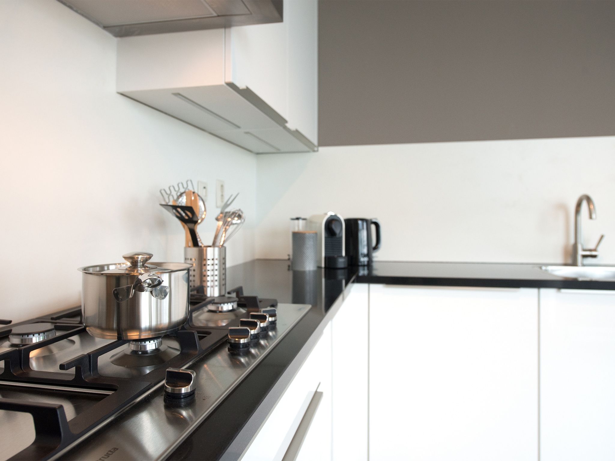 De keuken van Scheveningen Harbour 70 in Den Haag