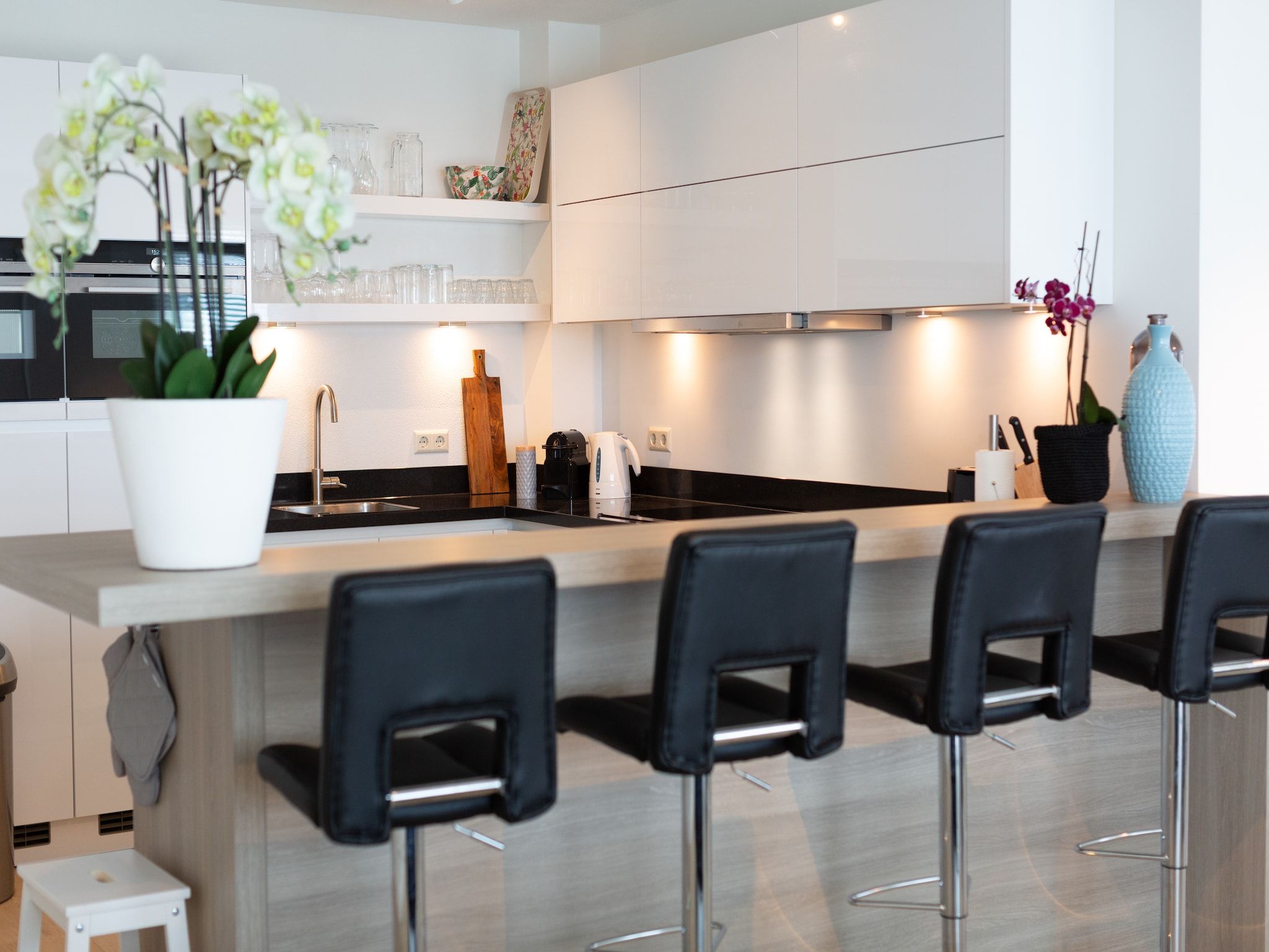 De keuken van Scheveningen Harbour 72A in Den Haag