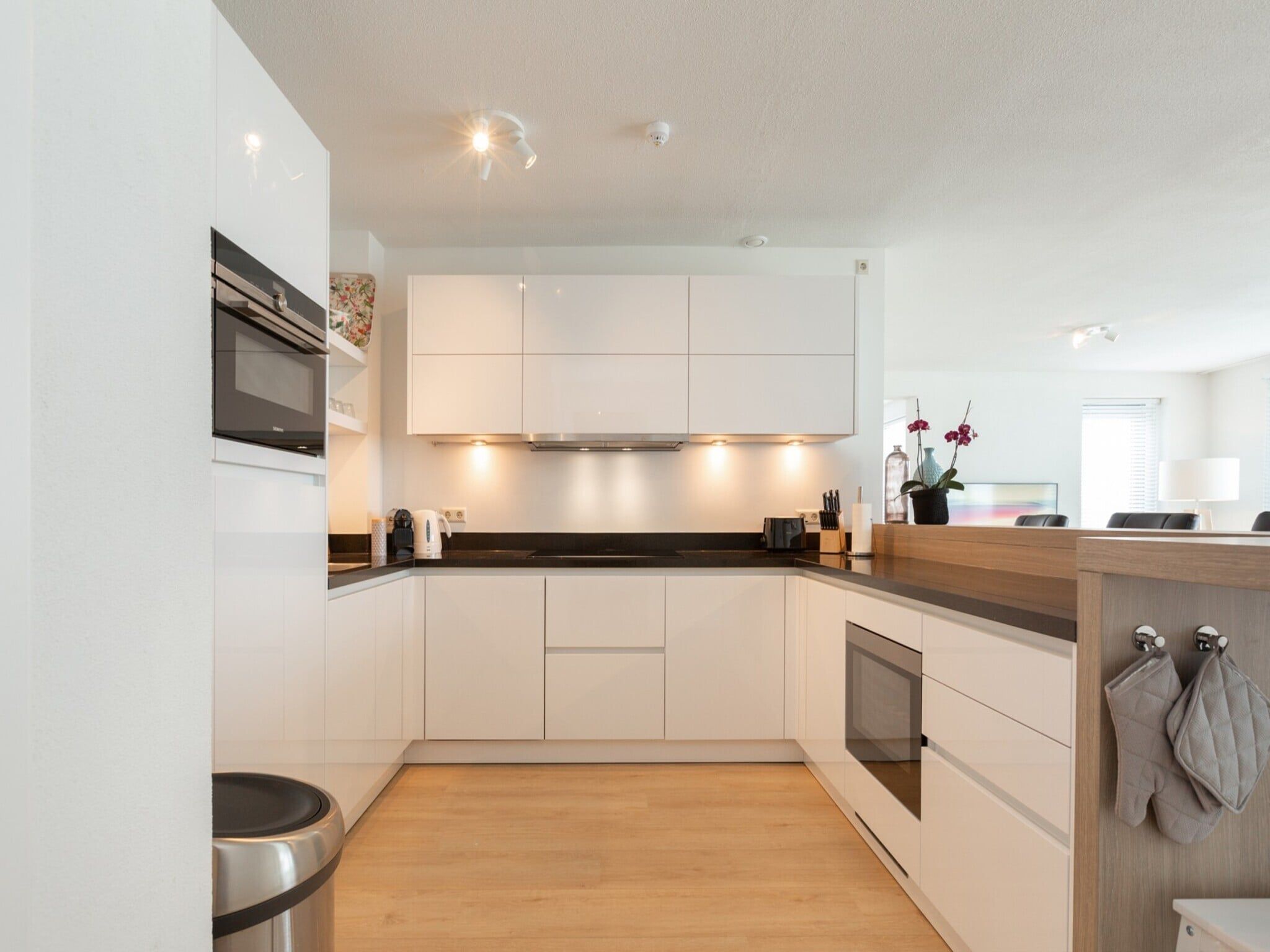 De keuken van Scheveningen Harbour 72A in Den Haag
