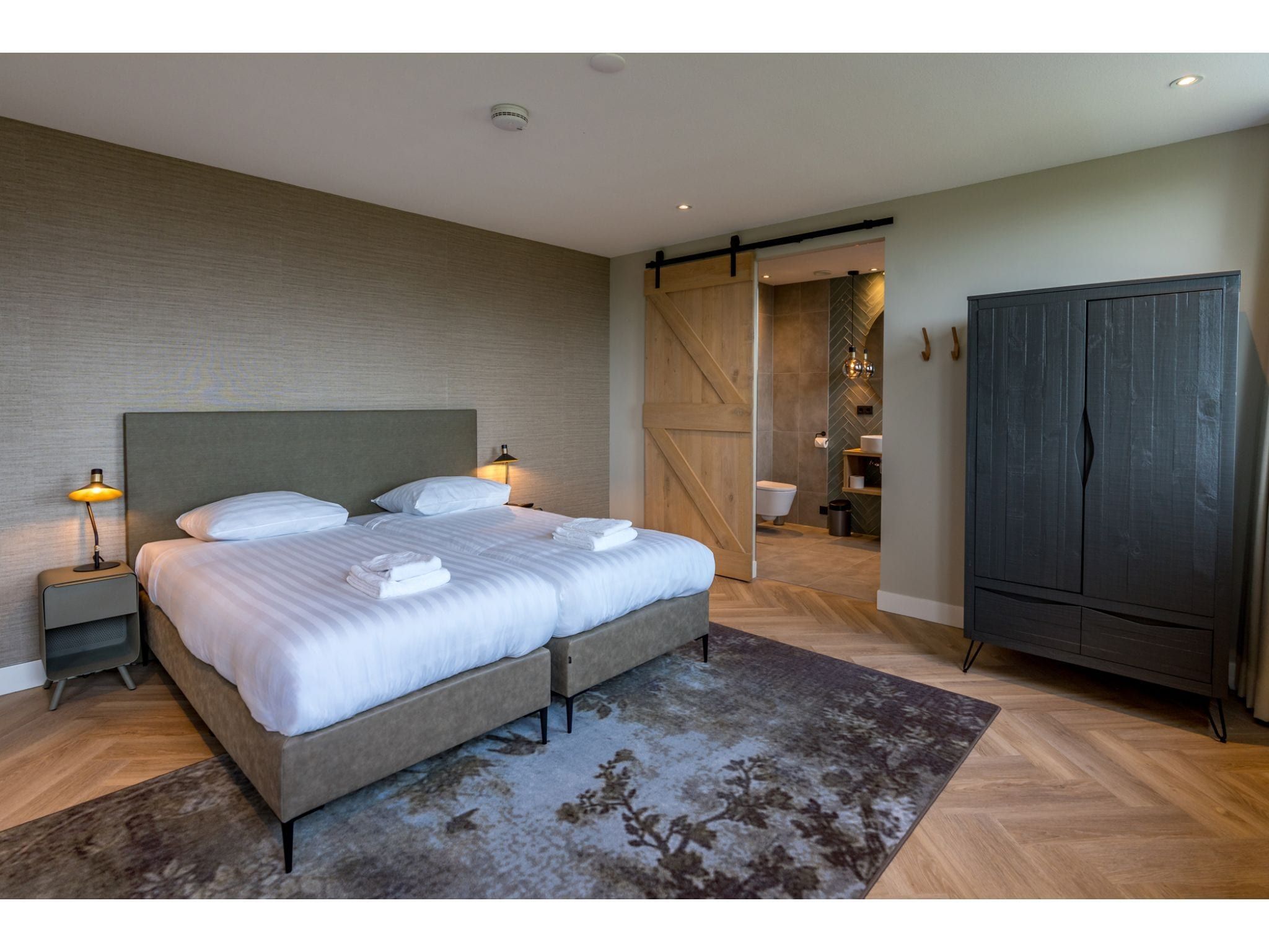 Een slaapkamer van P-Princenhof C in De Cocksdorp