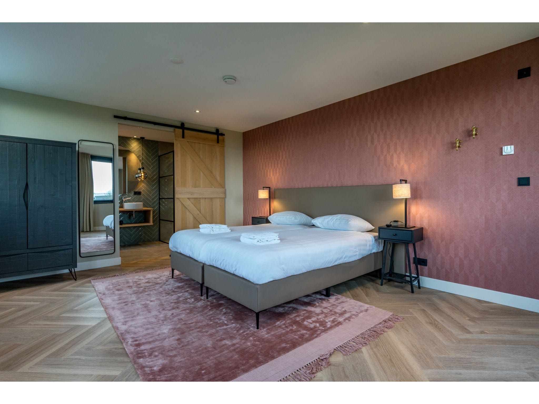 Een slaapkamer van P-Princenhof C in De Cocksdorp