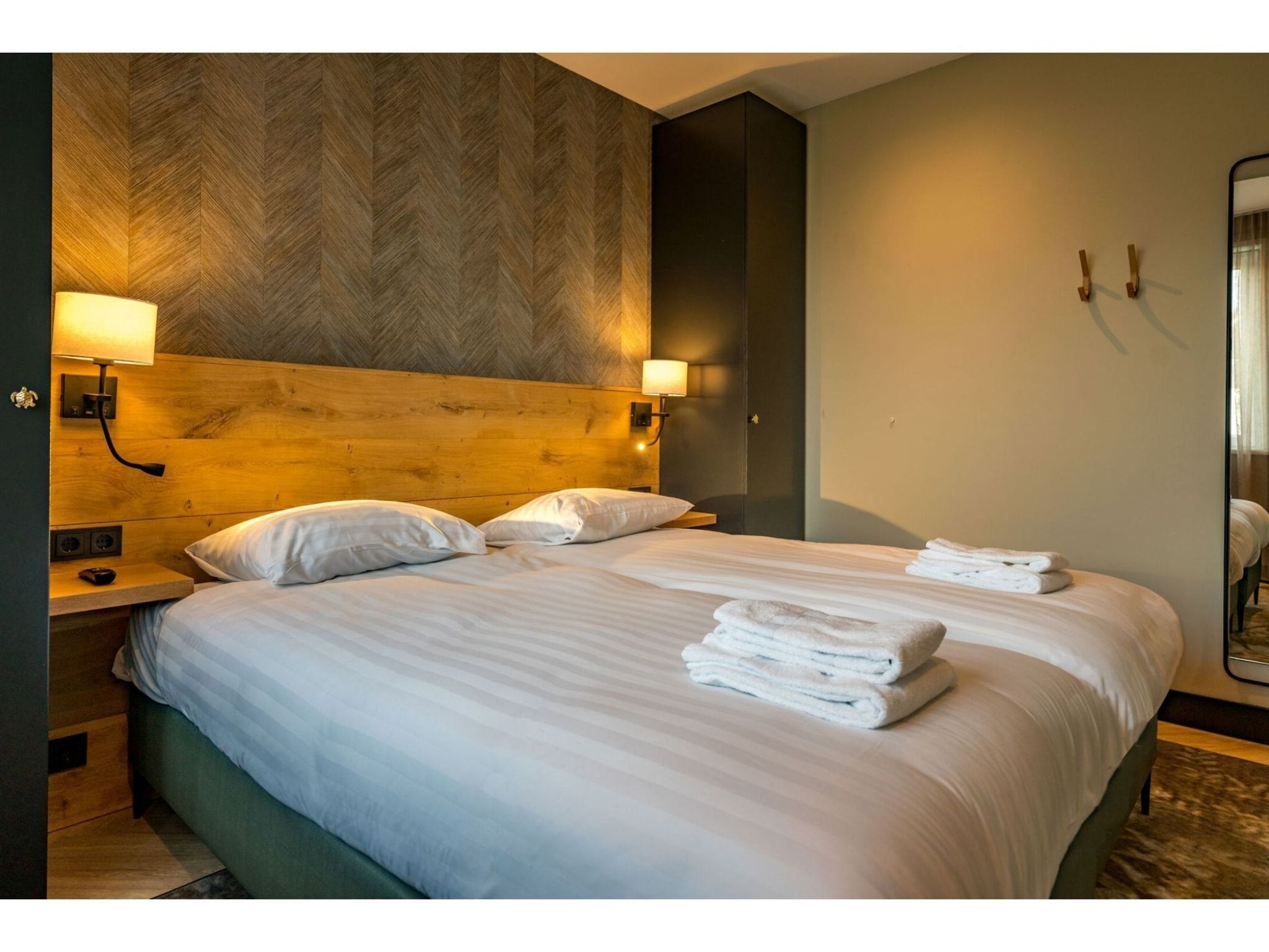 Een slaapkamer van P-Princenhof C in De Cocksdorp