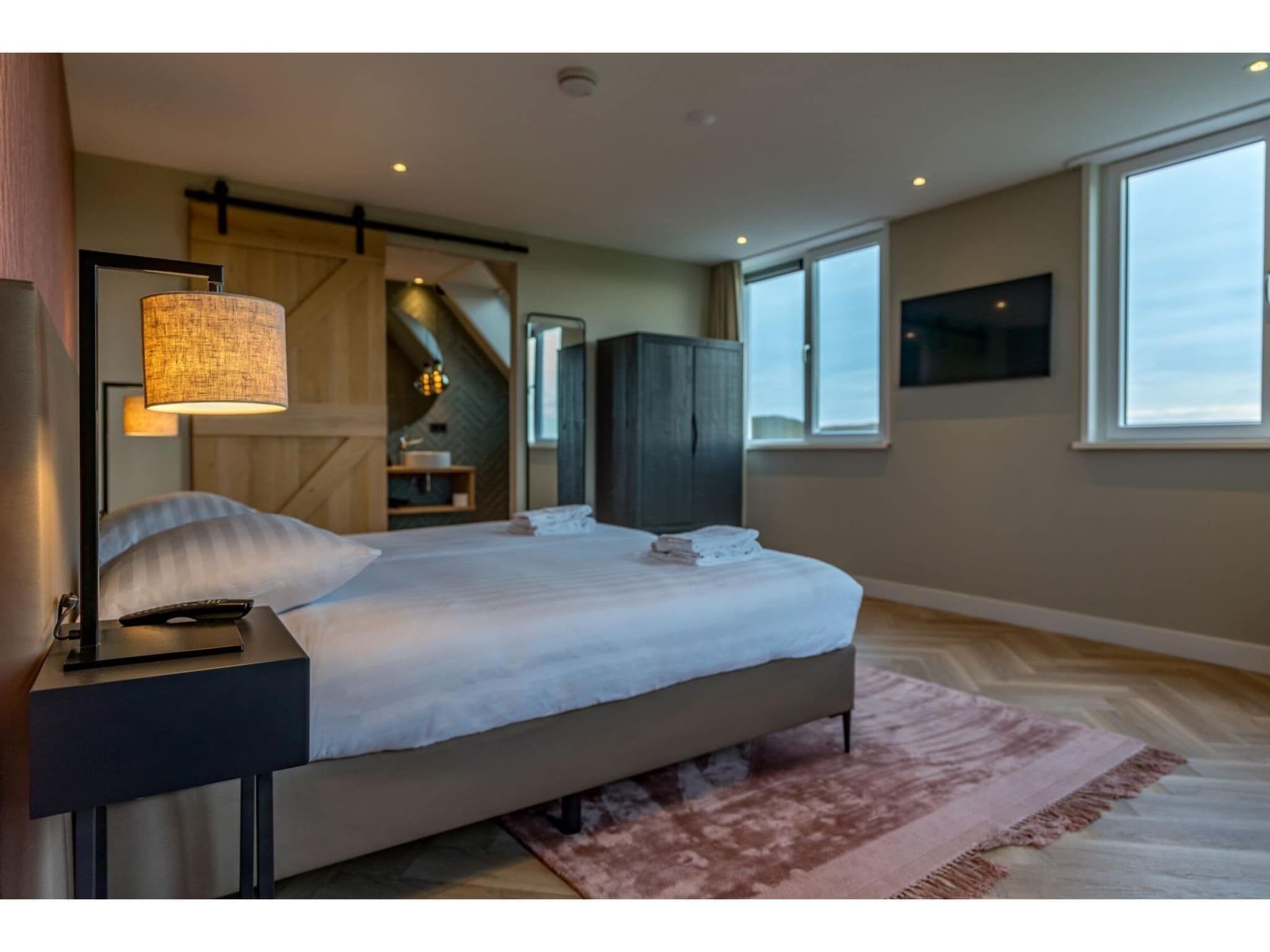 Een slaapkamer van P-Princenhof C in De Cocksdorp