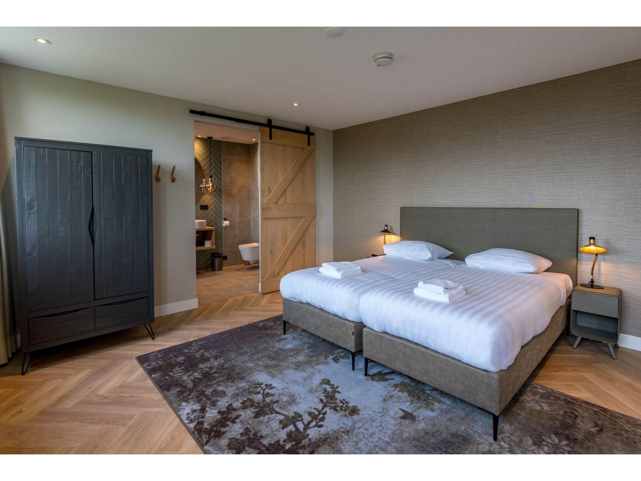 Een slaapkamer van P-Princenhof C in De Cocksdorp