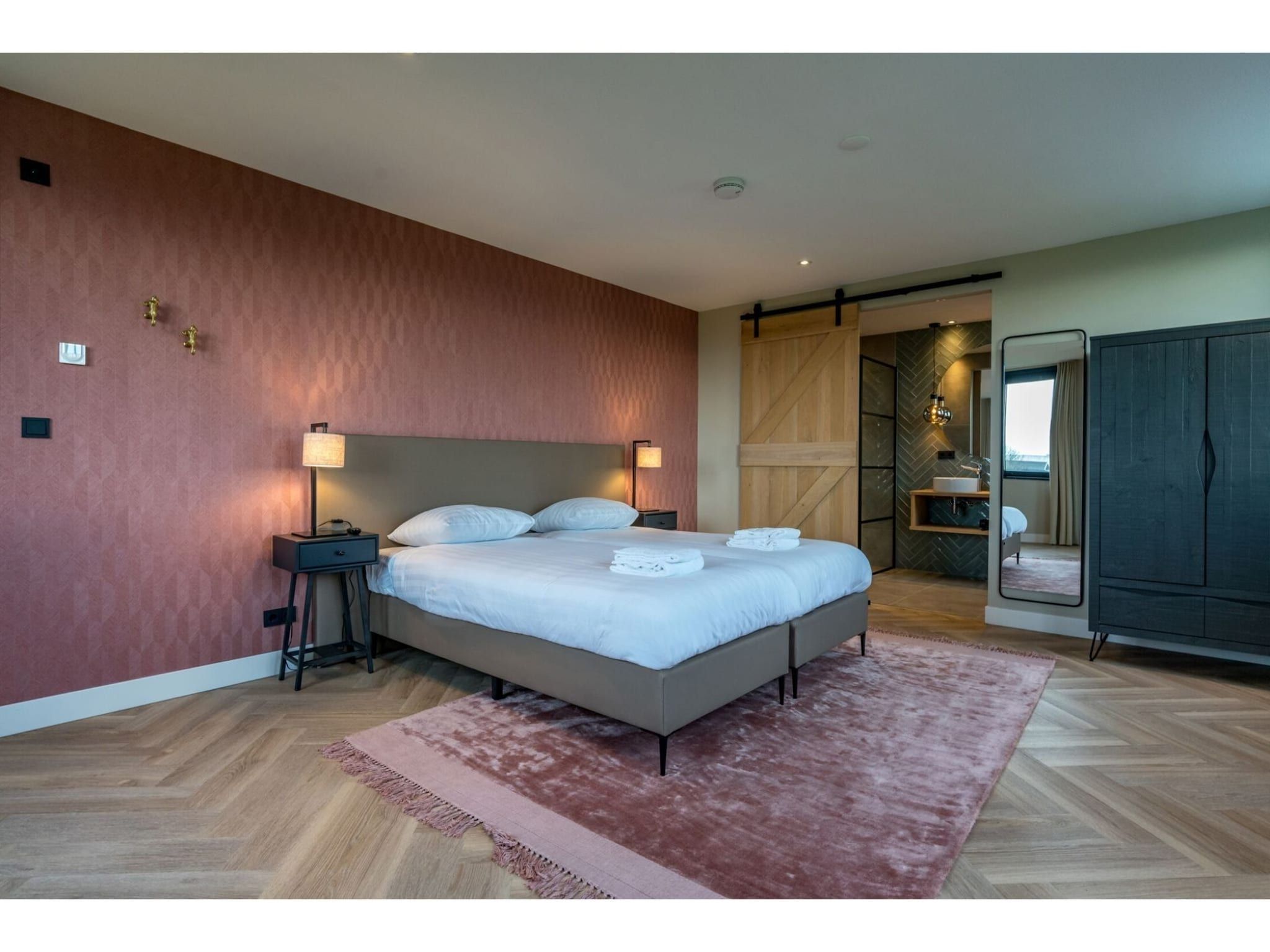 Een slaapkamer van P-Princenhof C in De Cocksdorp