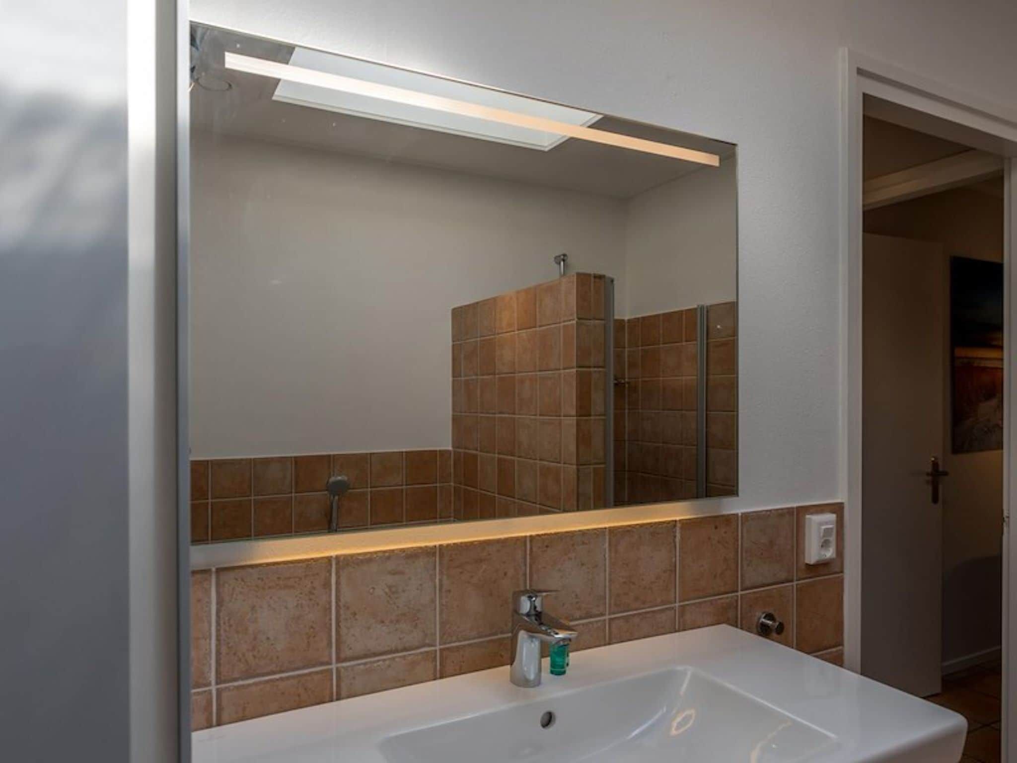 De badkamer van Zilte Bries in De Koog Texel