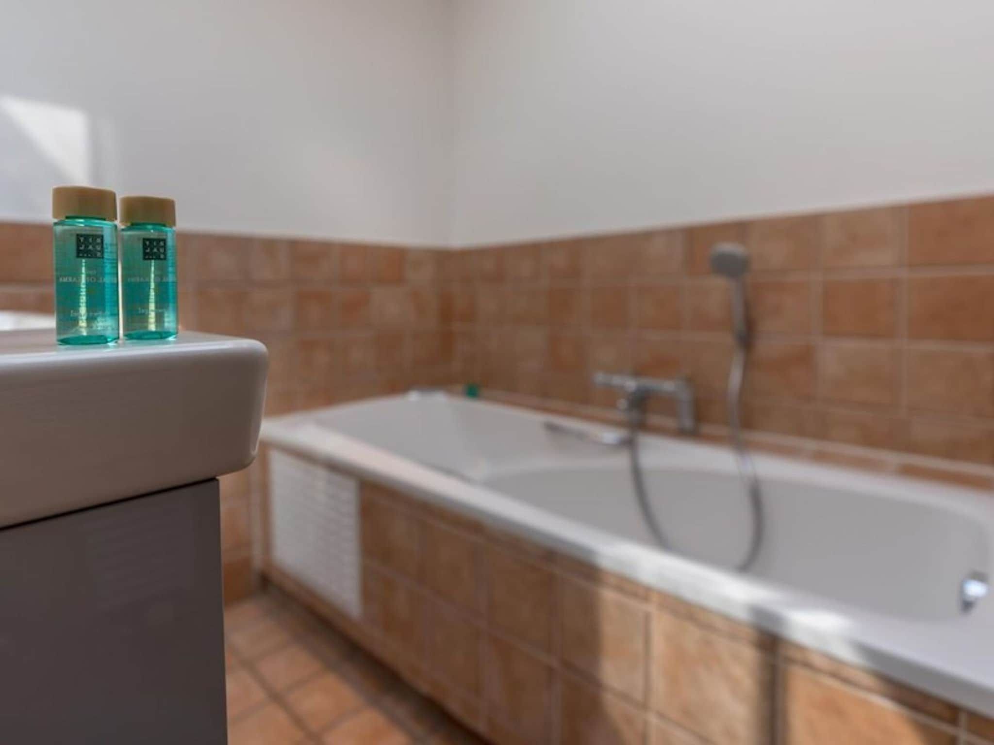 De badkamer van Zilte Bries in De Koog Texel