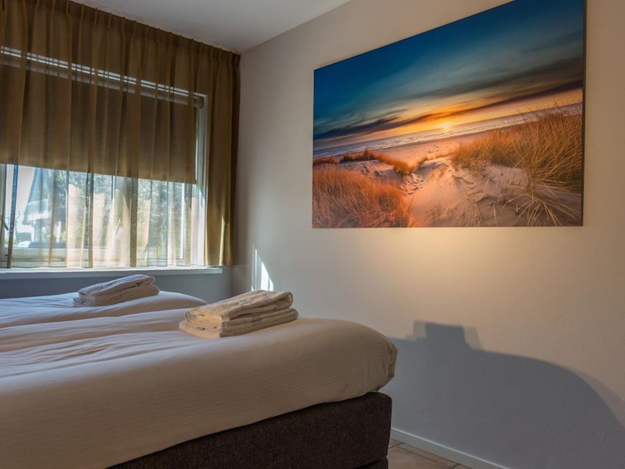 Een slaapkamer van Zilte Bries in De Koog Texel