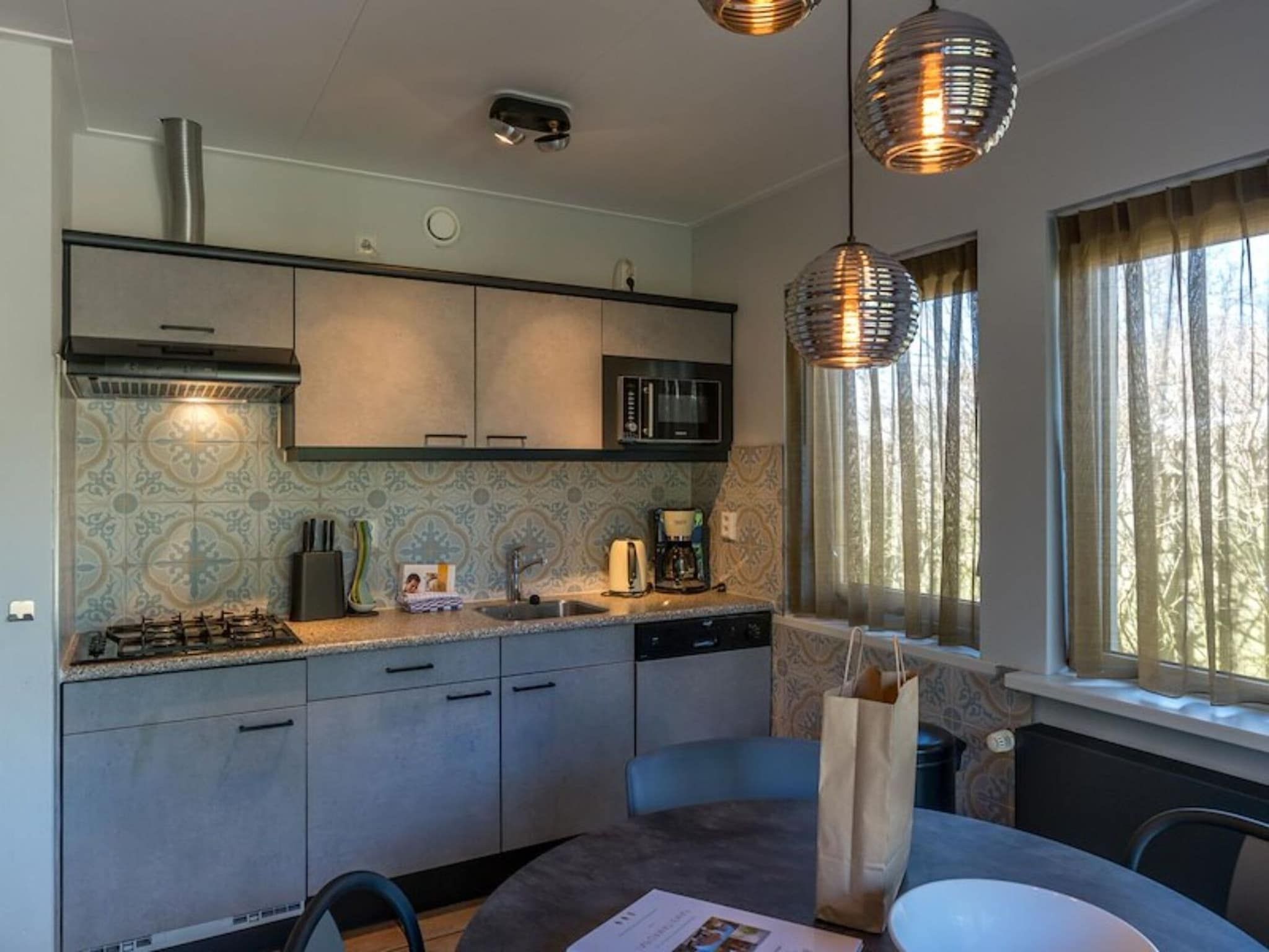 De keuken van Zilte Bries in De Koog Texel