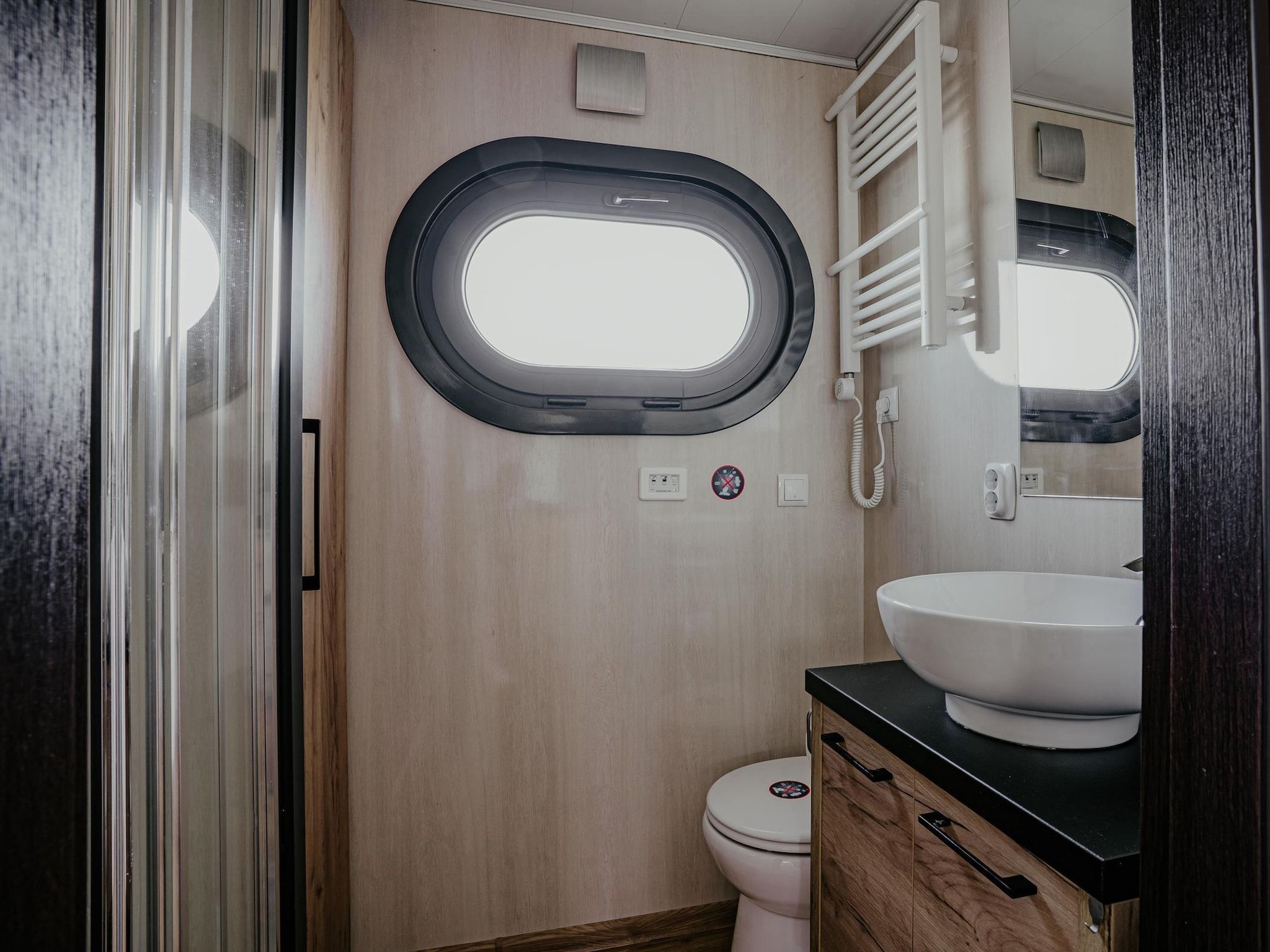 De badkamer van Waterpark de Meerparel 10 in Uitgeest