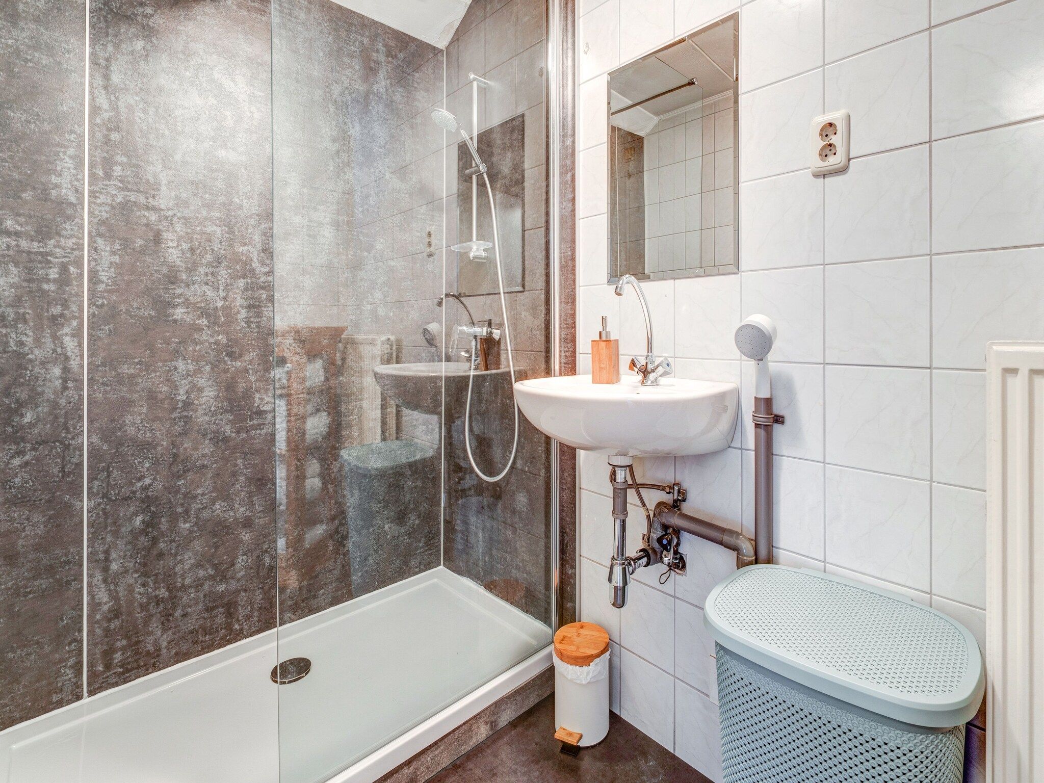 De badkamer van Valleyview Cottages - NR03 in Ubachsberg