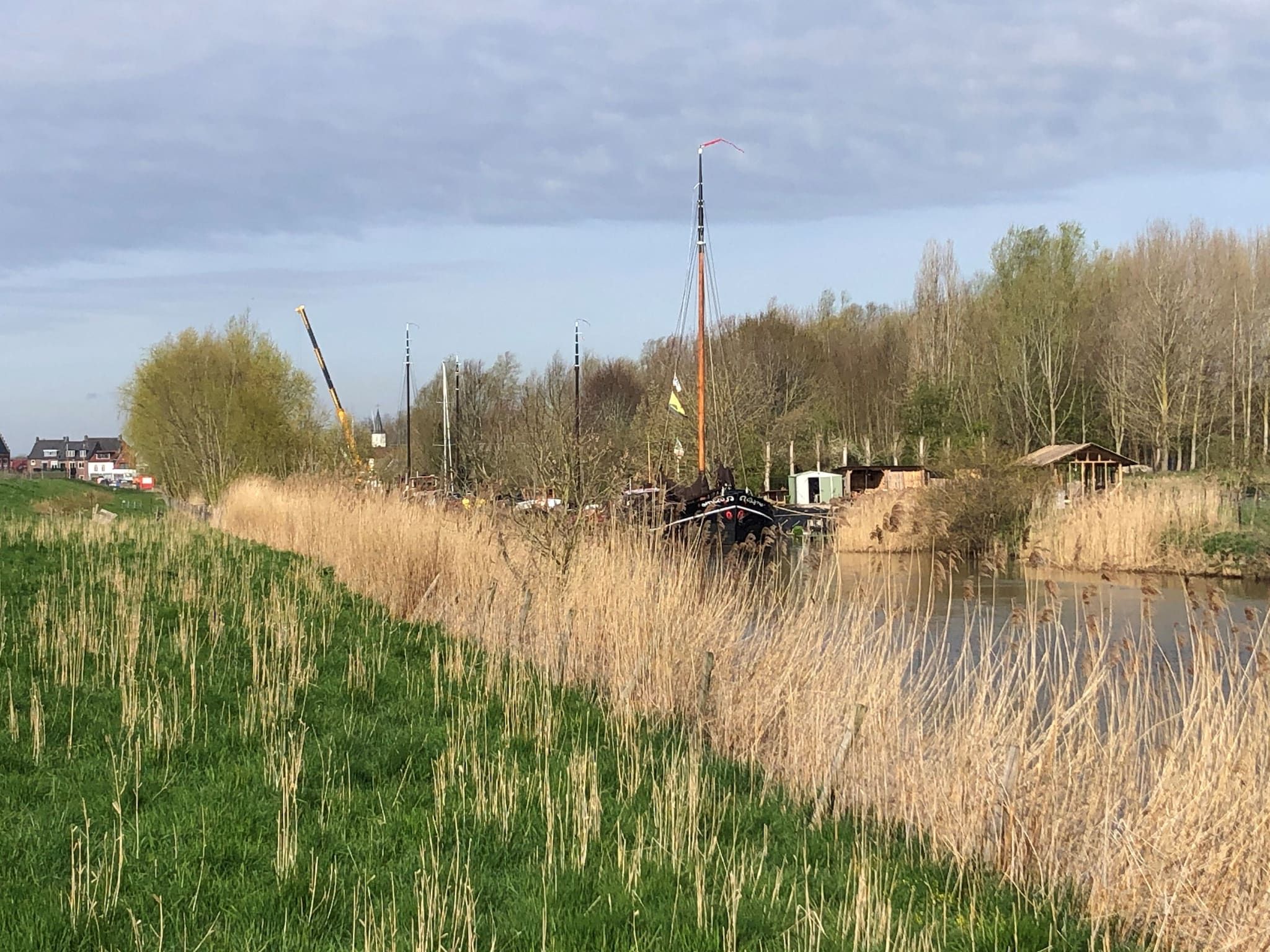De omgeving van Villa Avondrood in Ooltgensplaat