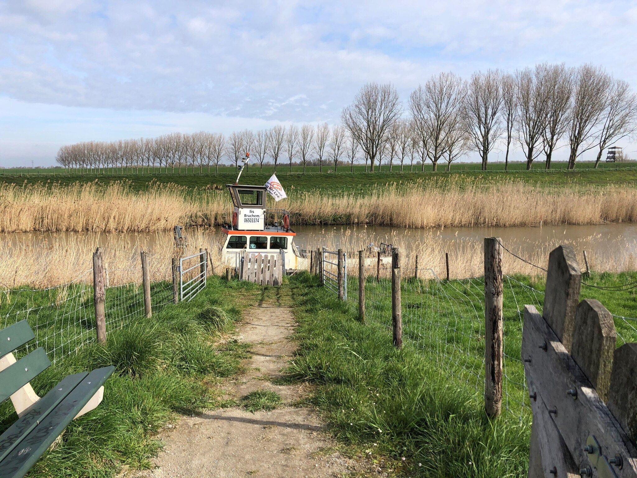 De omgeving van Villa Avondrood in Ooltgensplaat