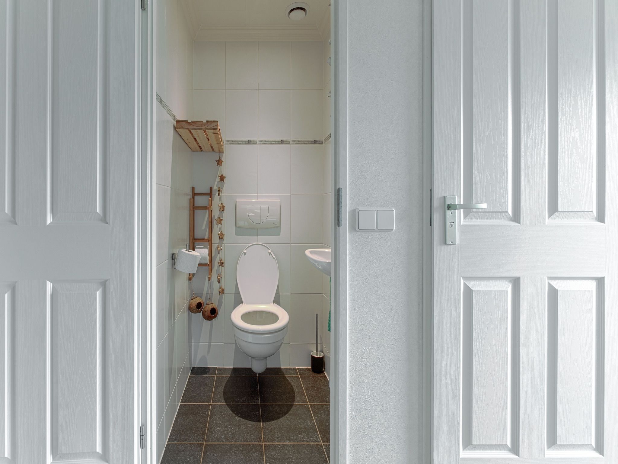 De badkamer van Chalet Kieftveen Voorthuizen 6 pax in Voorthuizen