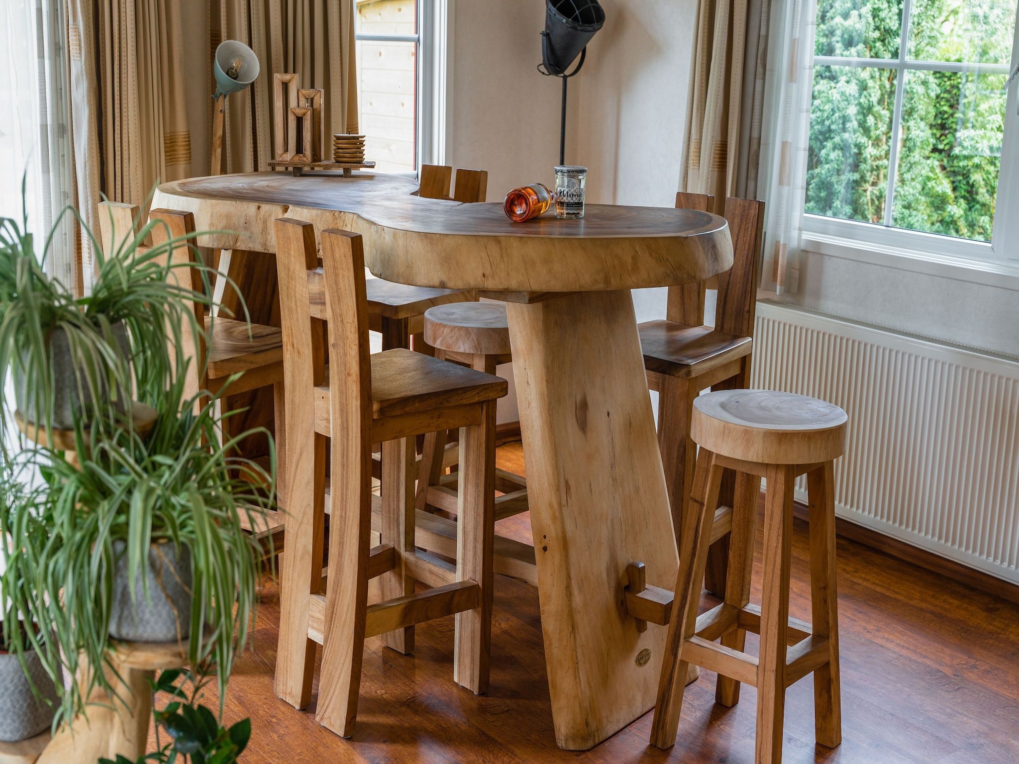 De eetkamer van Chalet Kieftveen Voorthuizen 6 pax in Voorthuizen