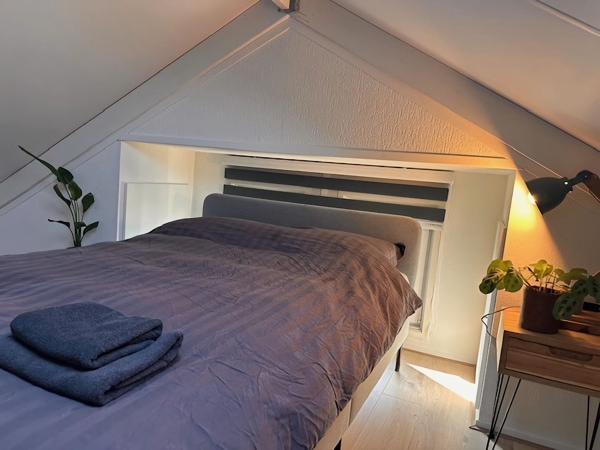 Een slaapkamer van Chalet Kieftveen Voorthuizen 6 pax in Voorthuizen