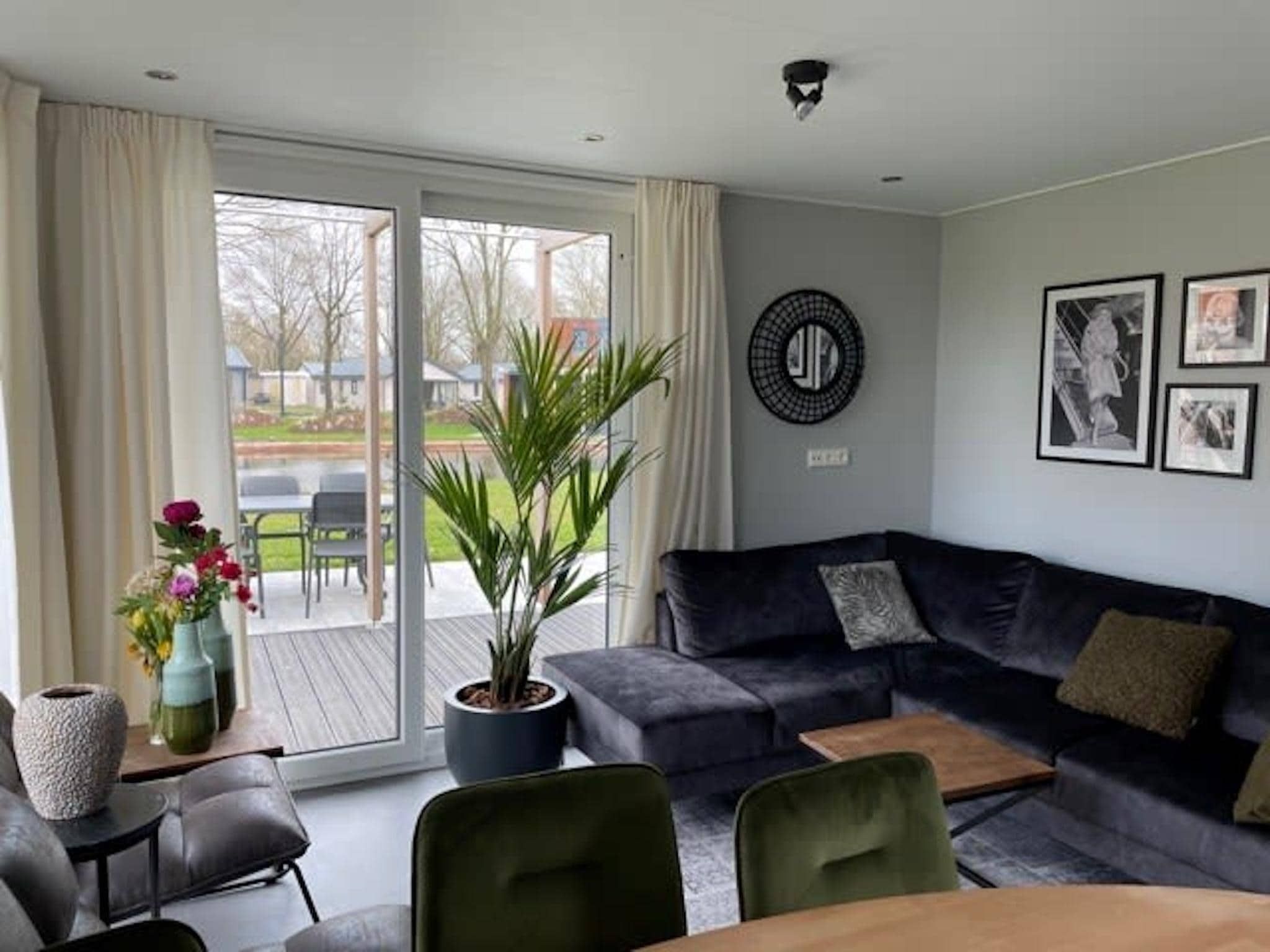 De woonkamer van Pavilion l'etage 44 in Kaatsheuvel