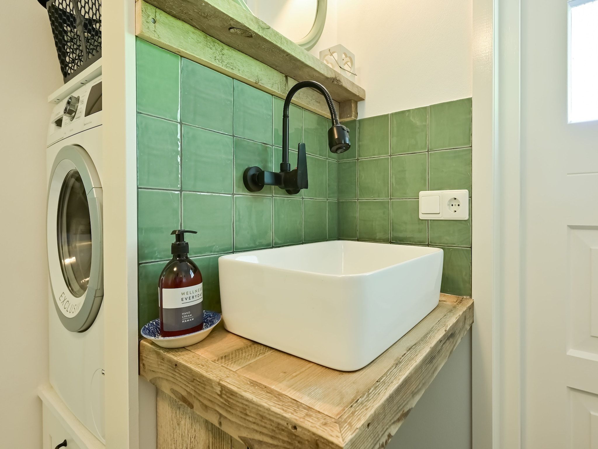 De badkamer van 't Huuske Truuske in Reutum