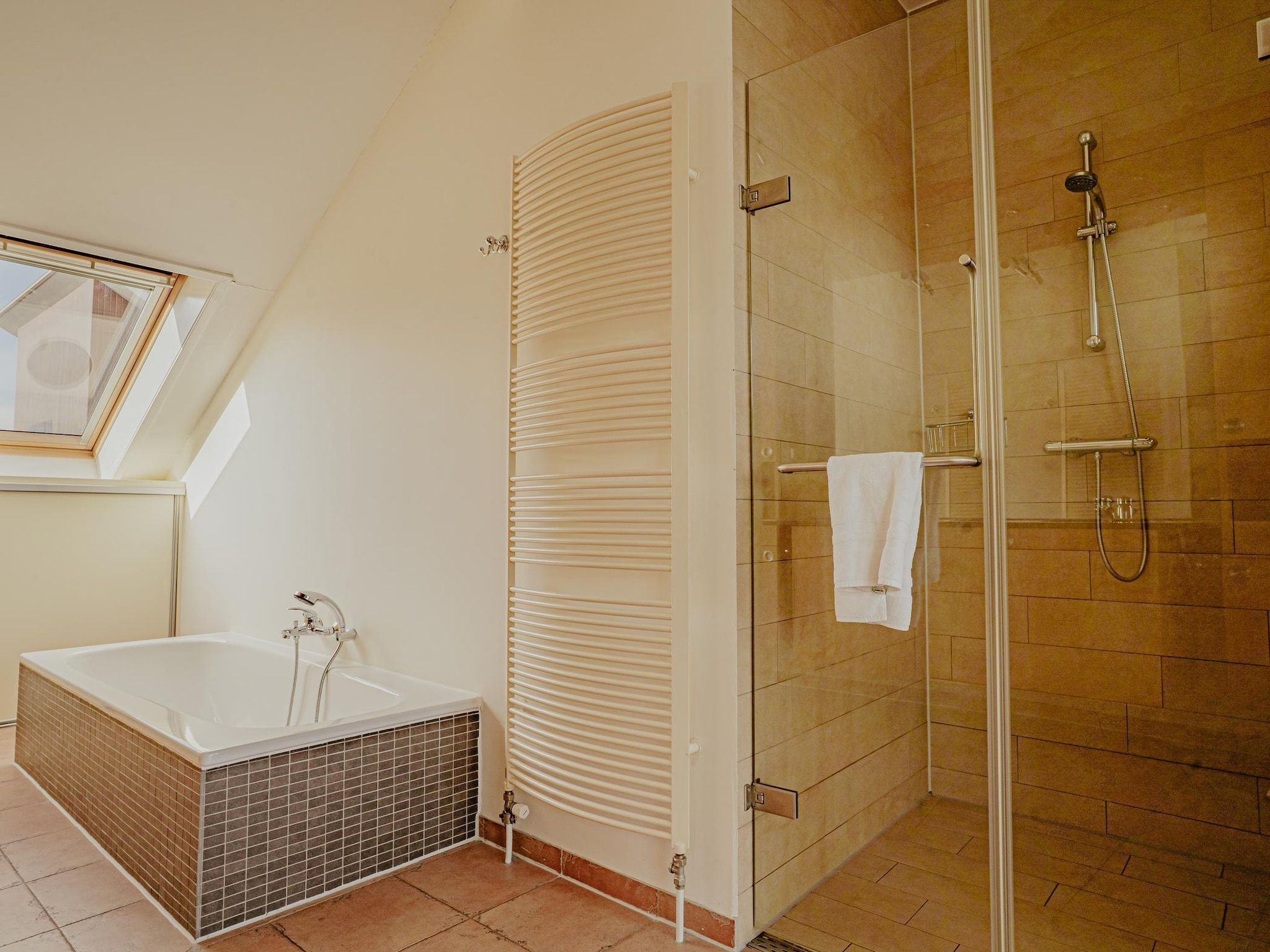 De badkamer van Waterpark de Meerparel 12 in Uitgeest