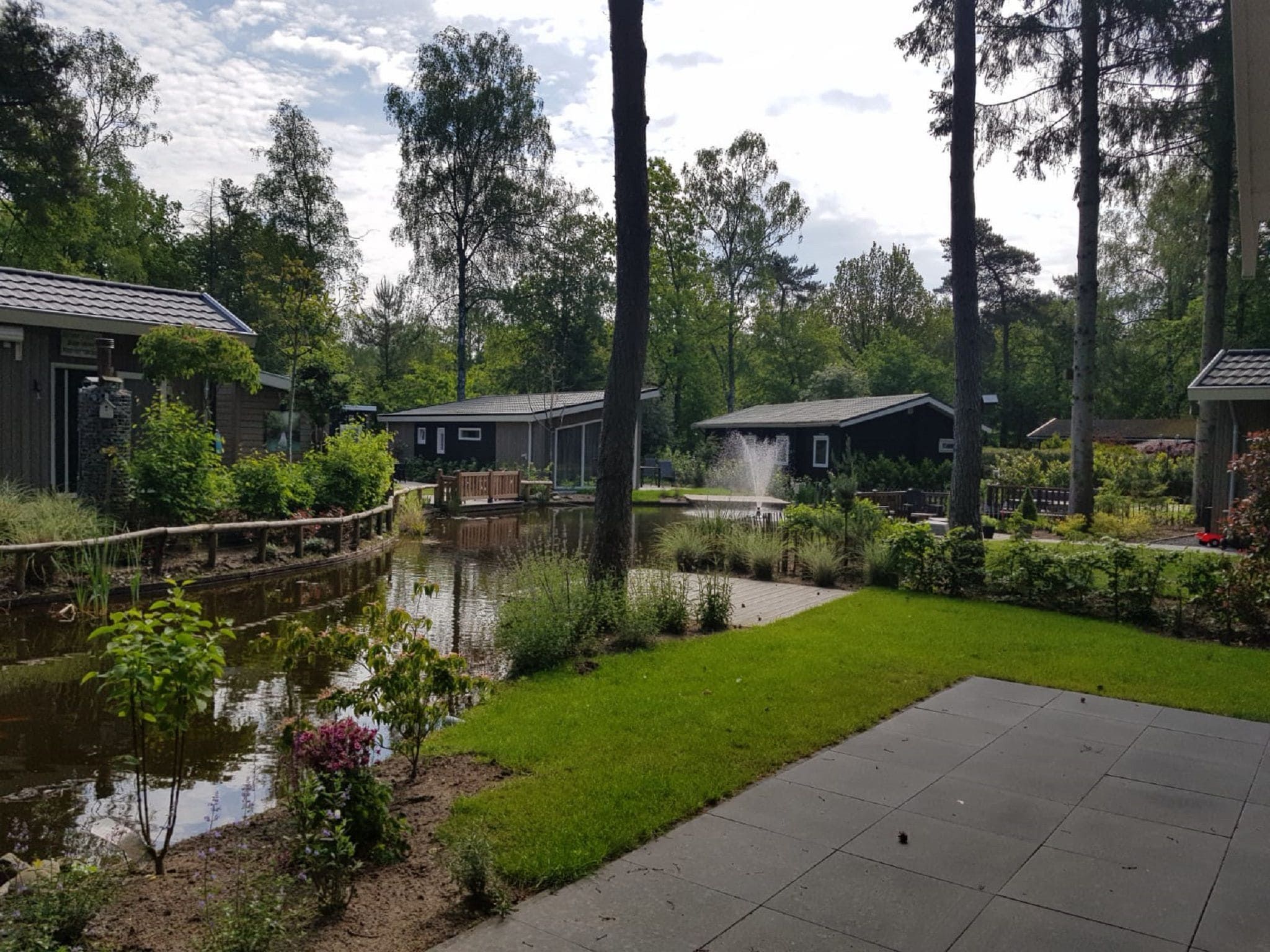 Het uitzicht vanaf Vakantiepark De Rimboe & De Woeste Hoogte 18 in Hoenderloo