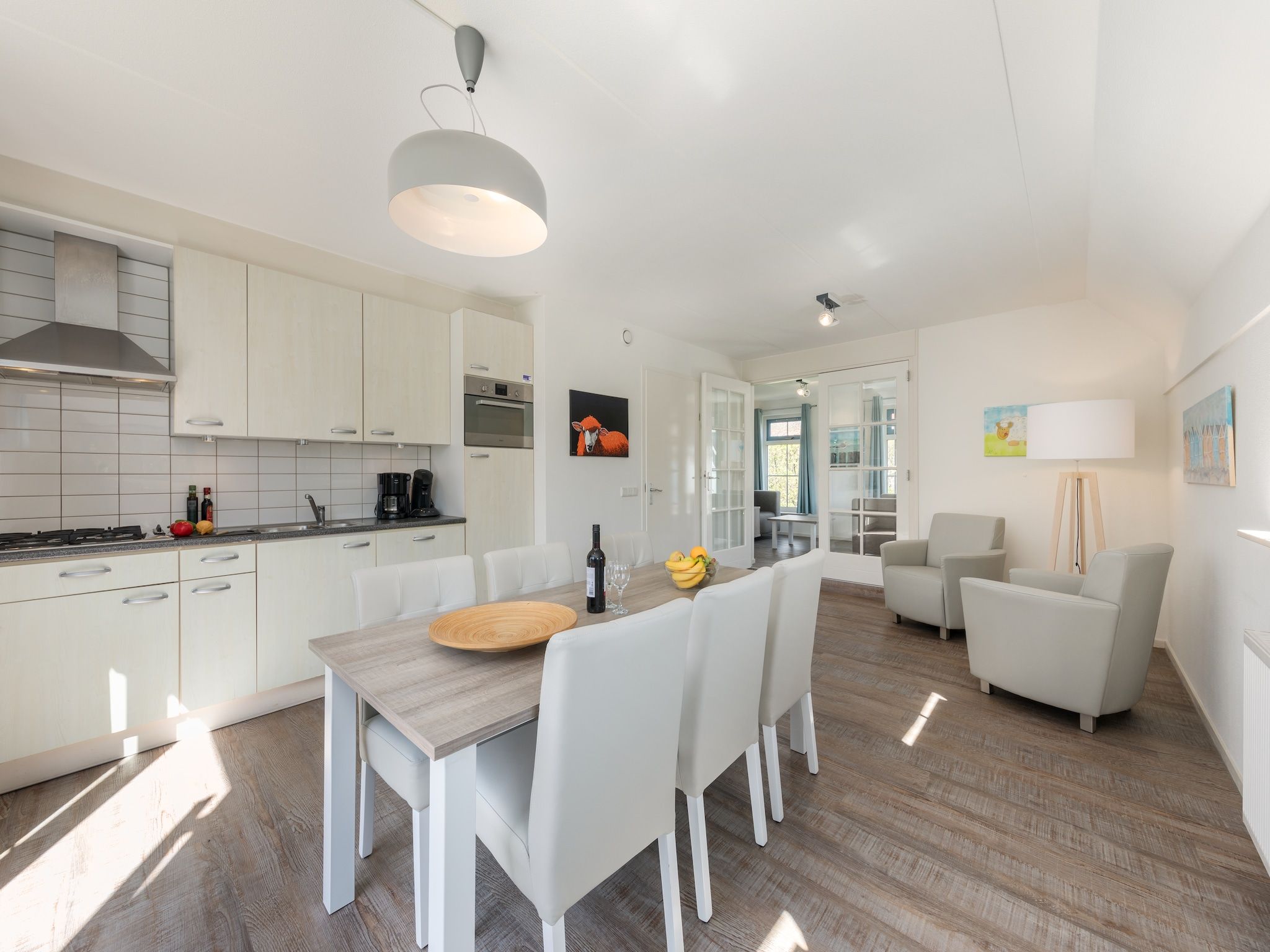 De keuken van Kustpark Texel 14 in De Koog