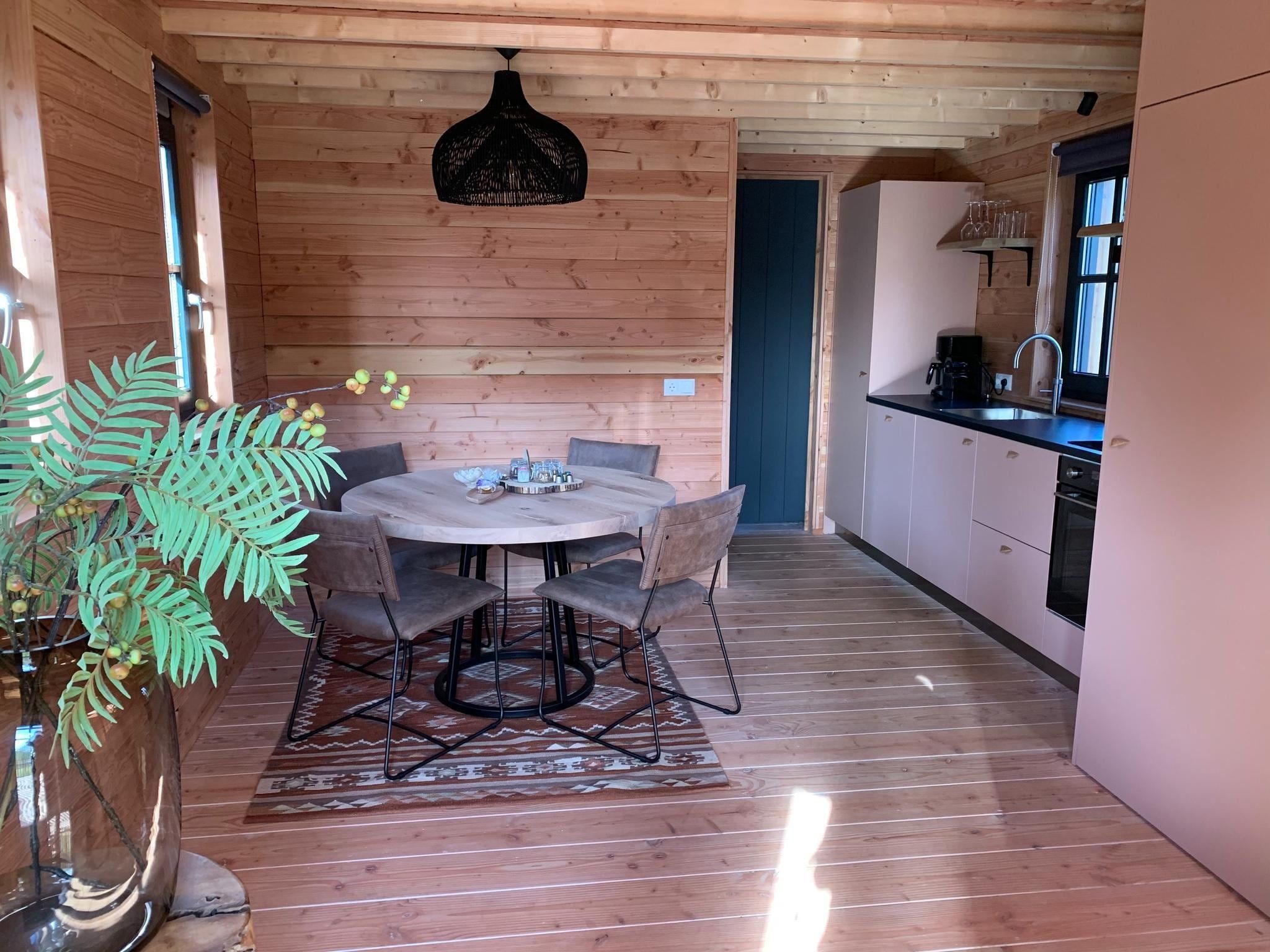 De keuken van Vakantiepark Sandberghe 12 in Uden