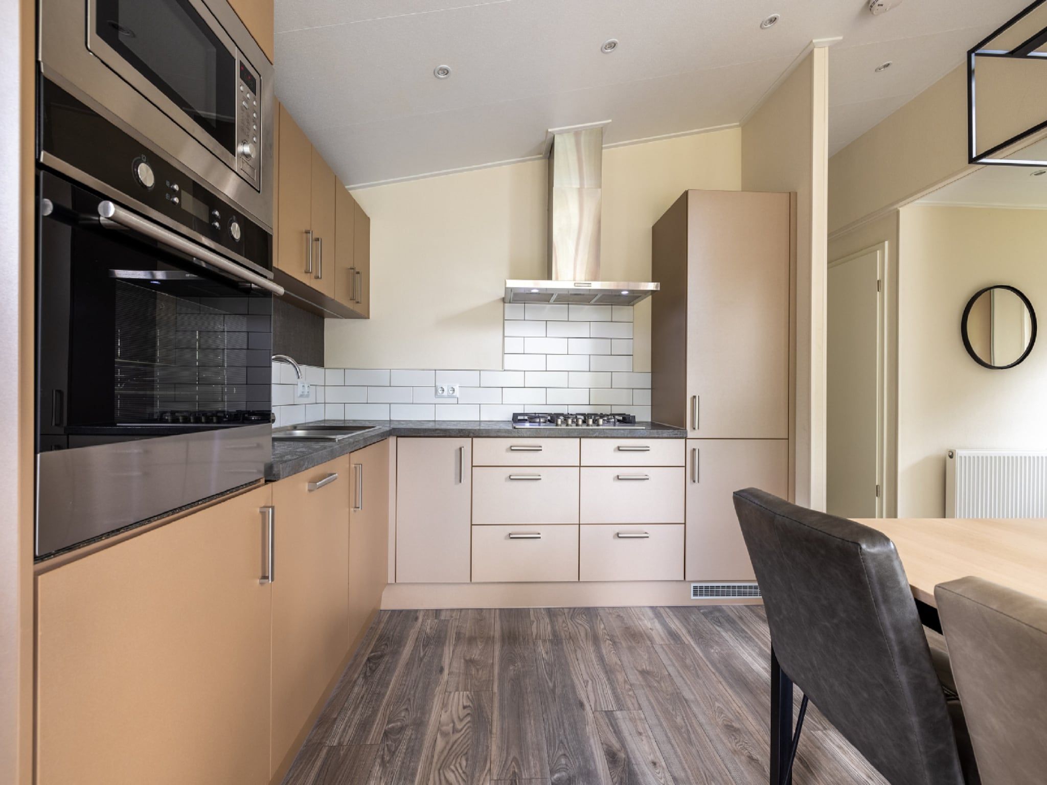 De keuken van Vakantiepark De Rimboe & De Woeste Hoogte 20 in Hoenderloo