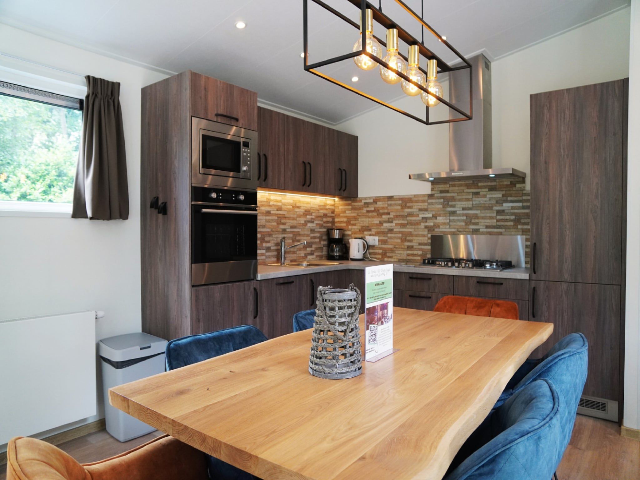 De keuken van Vakantiepark De Rimboe & De Woeste Hoogte 20 in Hoenderloo