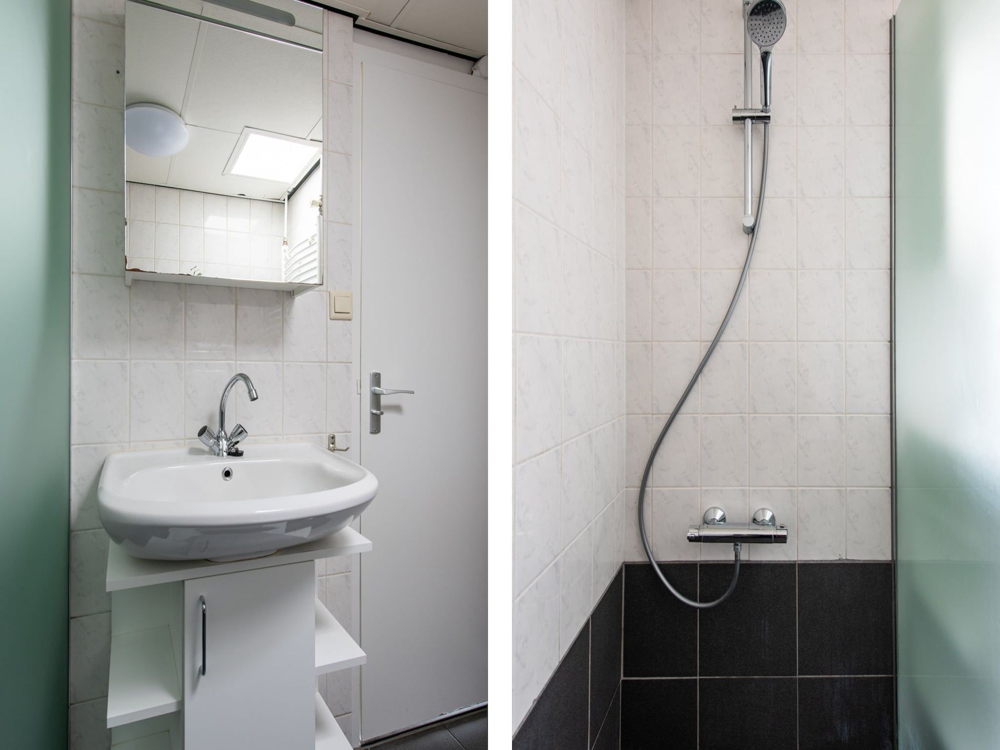 De badkamer van Vakantiepark de Berkenhorst 10 in Kootwijk