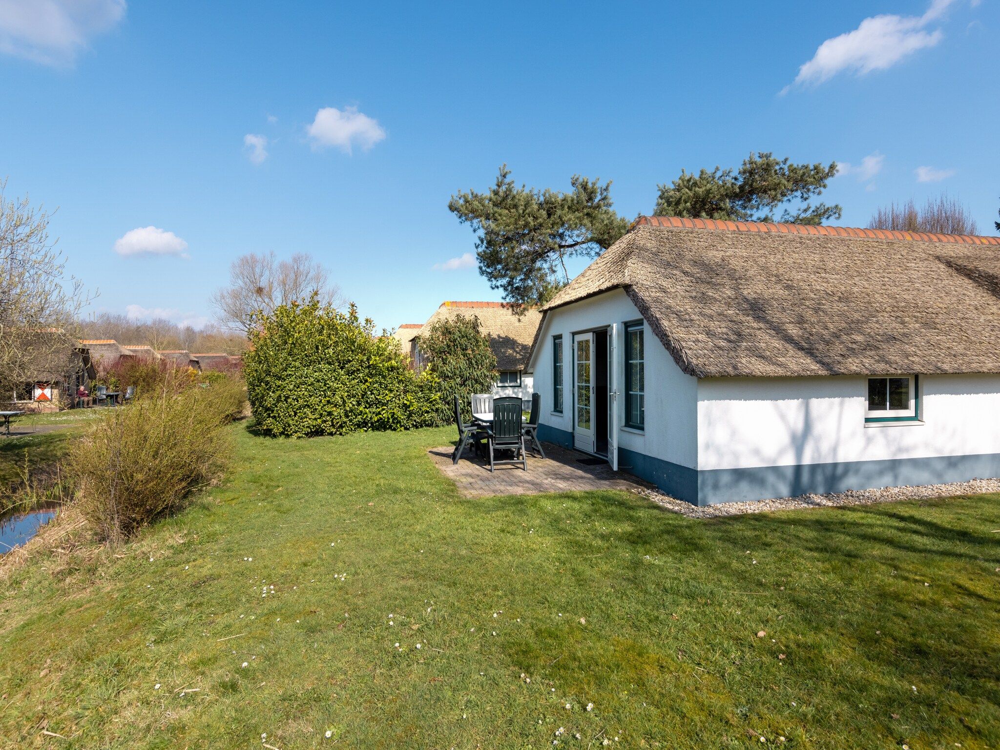 De buitenkant van De Veluwse Hoevegaerde 3 in Putten