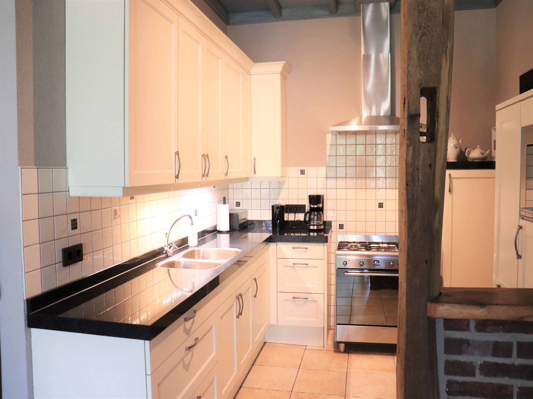 De keuken van Woonboerderij Bij Erve Mulder in Dalerveen