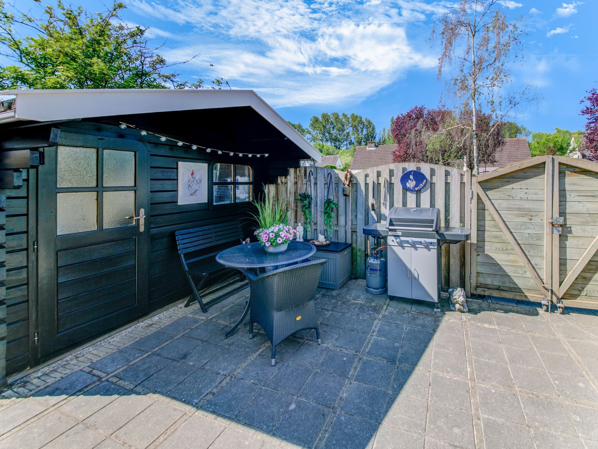 Het terras van Casa Mare in Noordwijkerhout