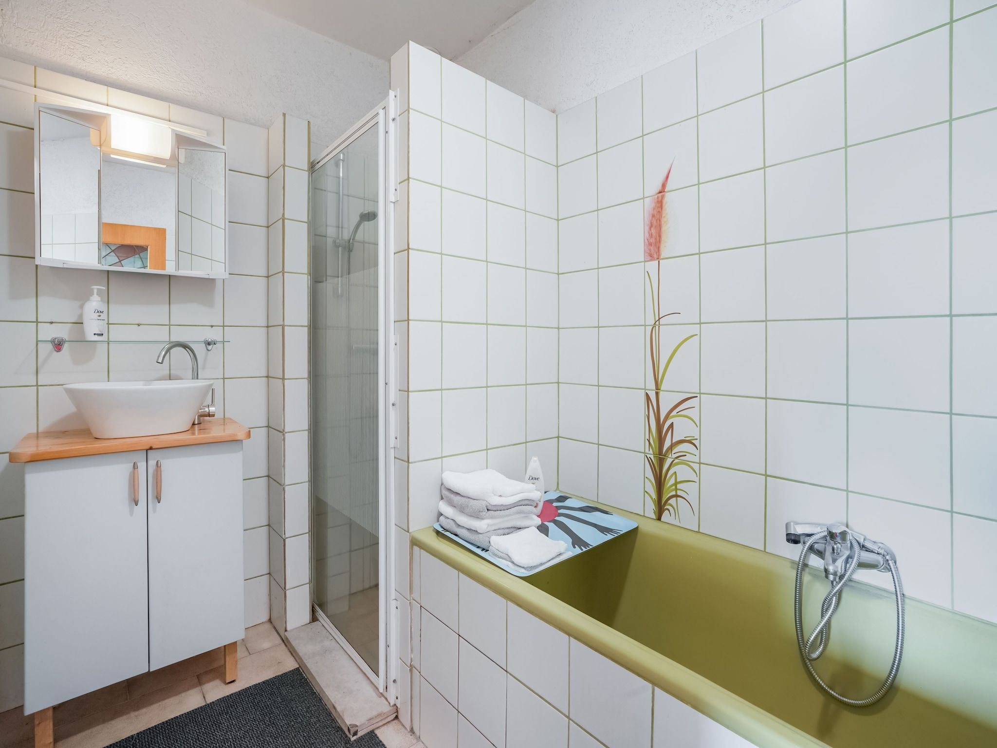 De badkamer van Casa Acacia in Landgraaf