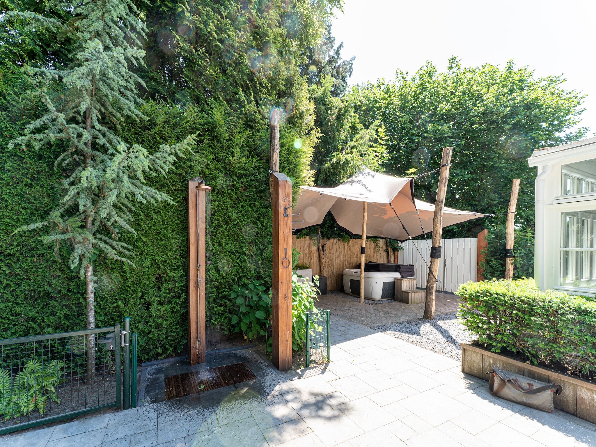 Het uitzicht vanaf Chalet Kieftveen 2-4pax nr 571 met Jacuzzi in Voorthuizen