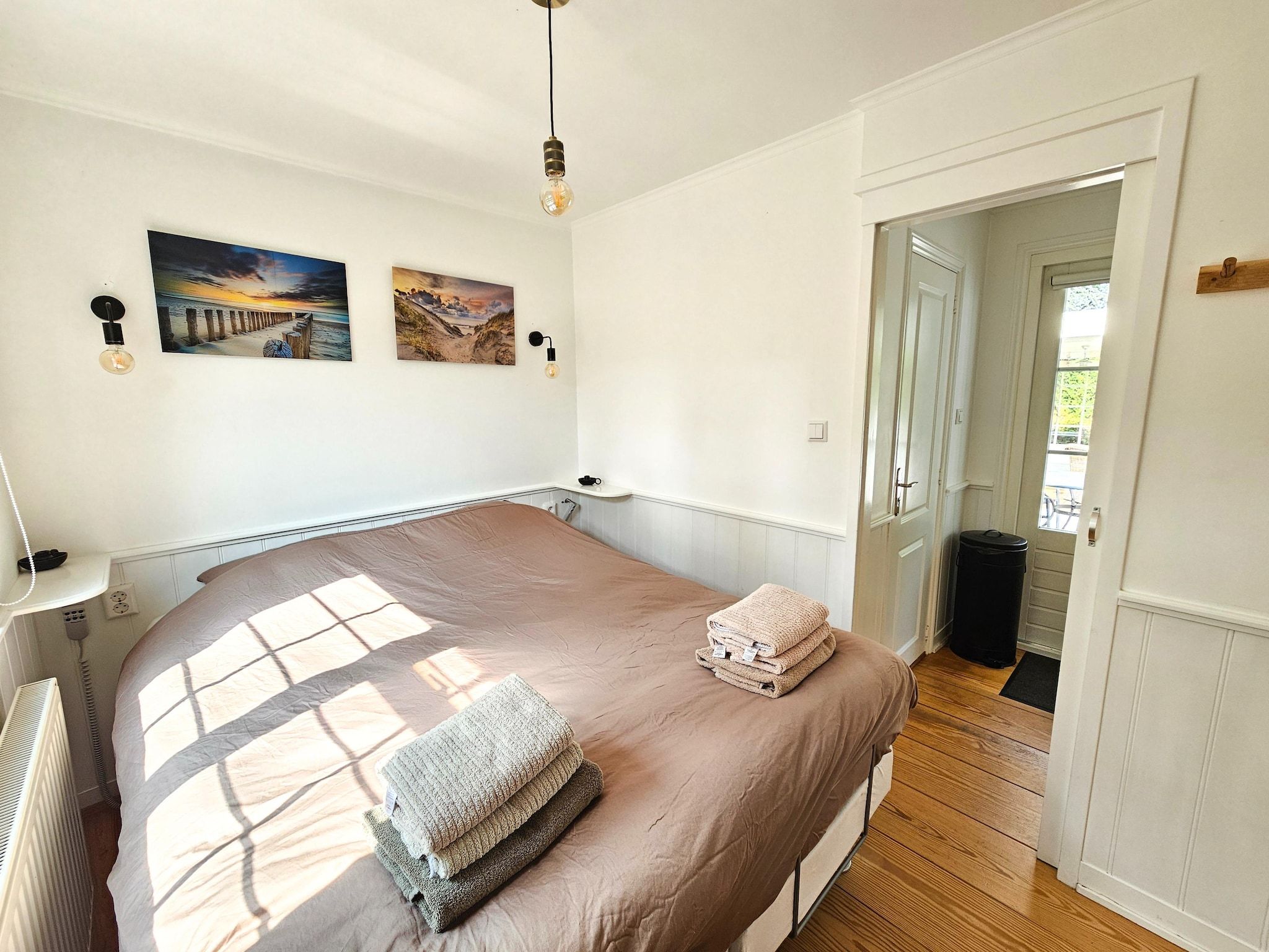 Een slaapkamer van Chalet Kieftveen 2-4pax nr 571 met Jacuzzi in Voorthuizen