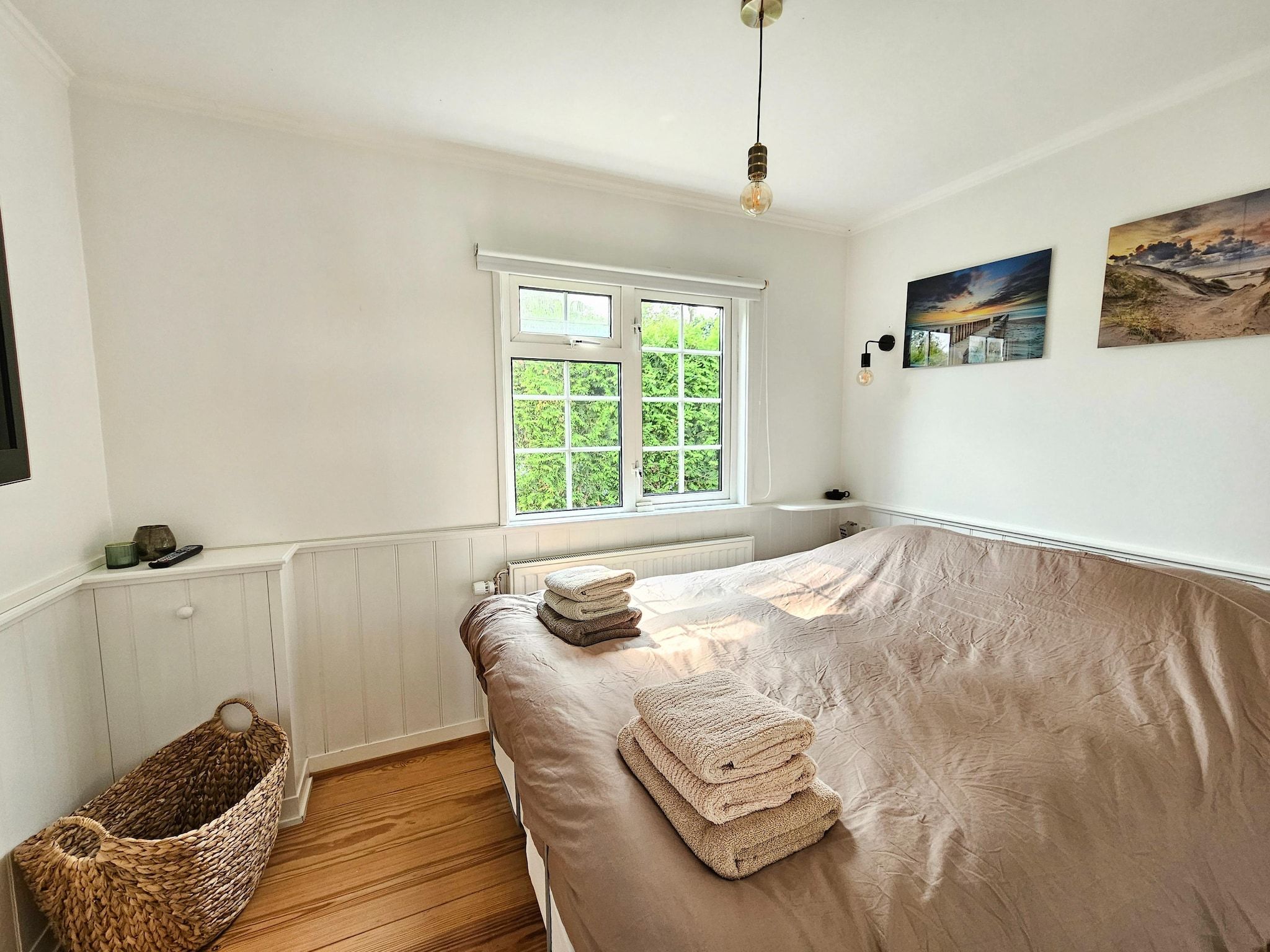 Een slaapkamer van Chalet Kieftveen 2-4pax nr 571 met Jacuzzi in Voorthuizen