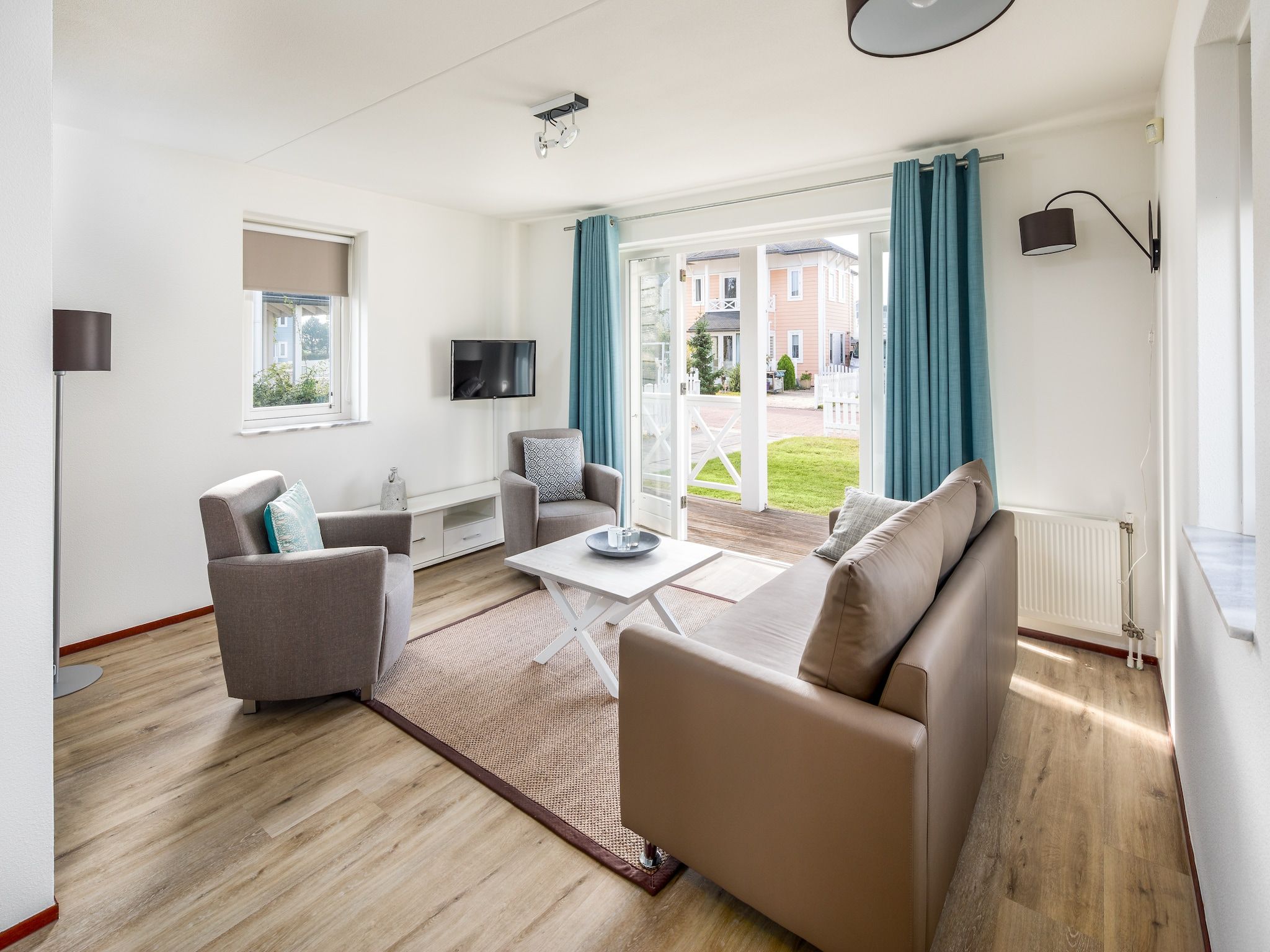 De woonkamer van Cape Helius 20 in Hellevoetsluis