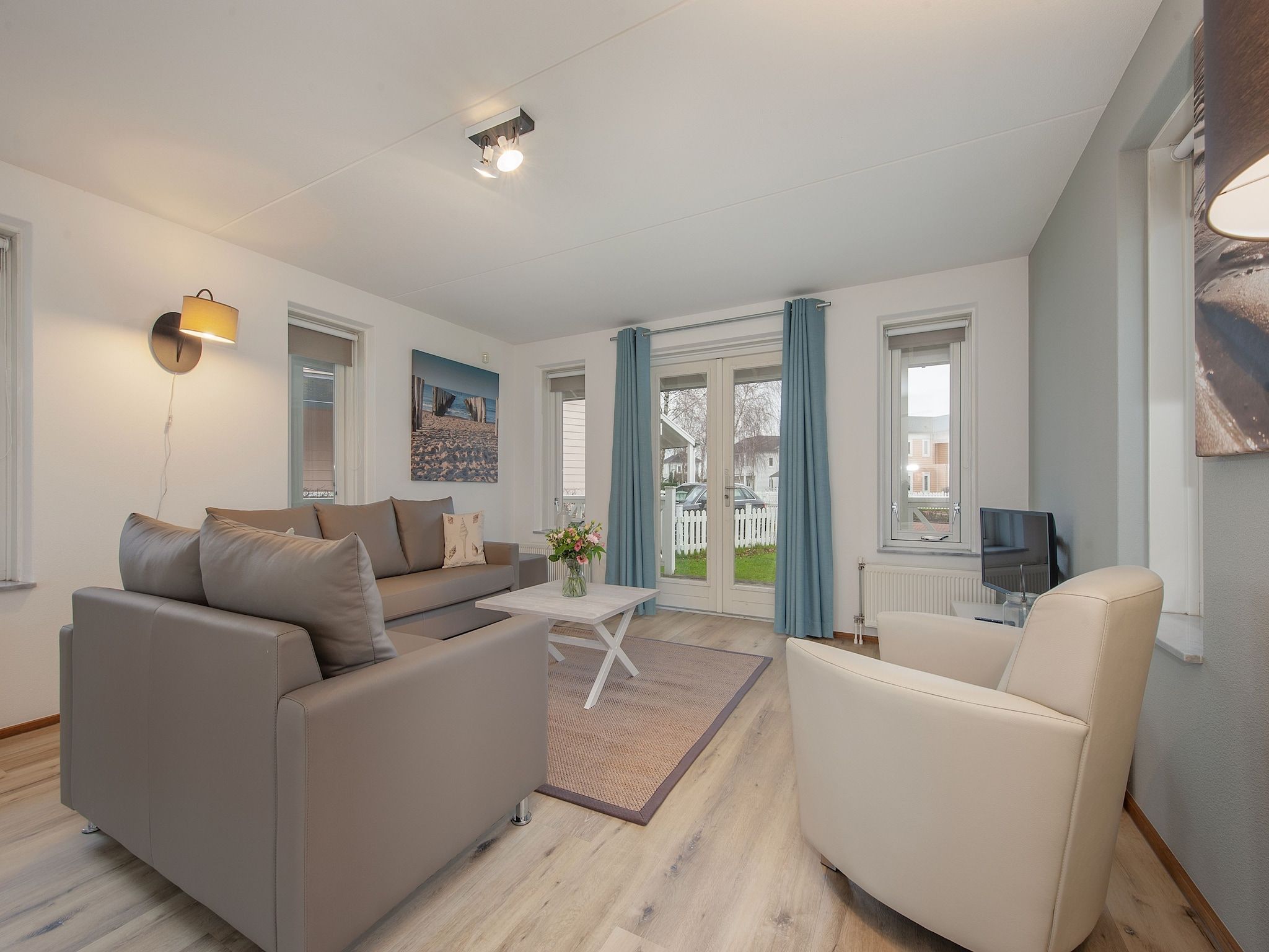 De woonkamer van Cape Helius 21 in Hellevoetsluis