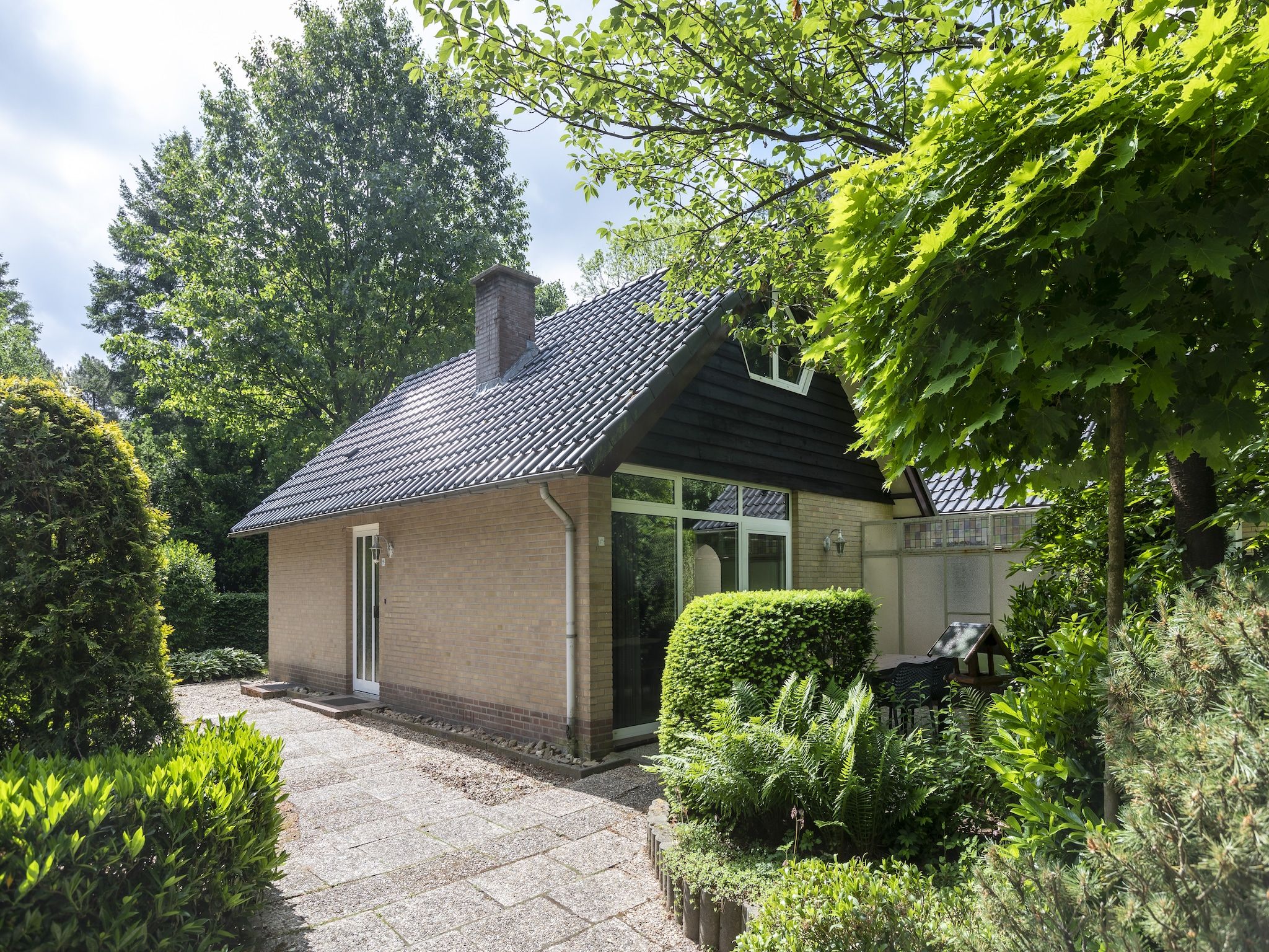 De buitenkant van Vakantie bij Meeussen - Schuttersoord 2 in Mook