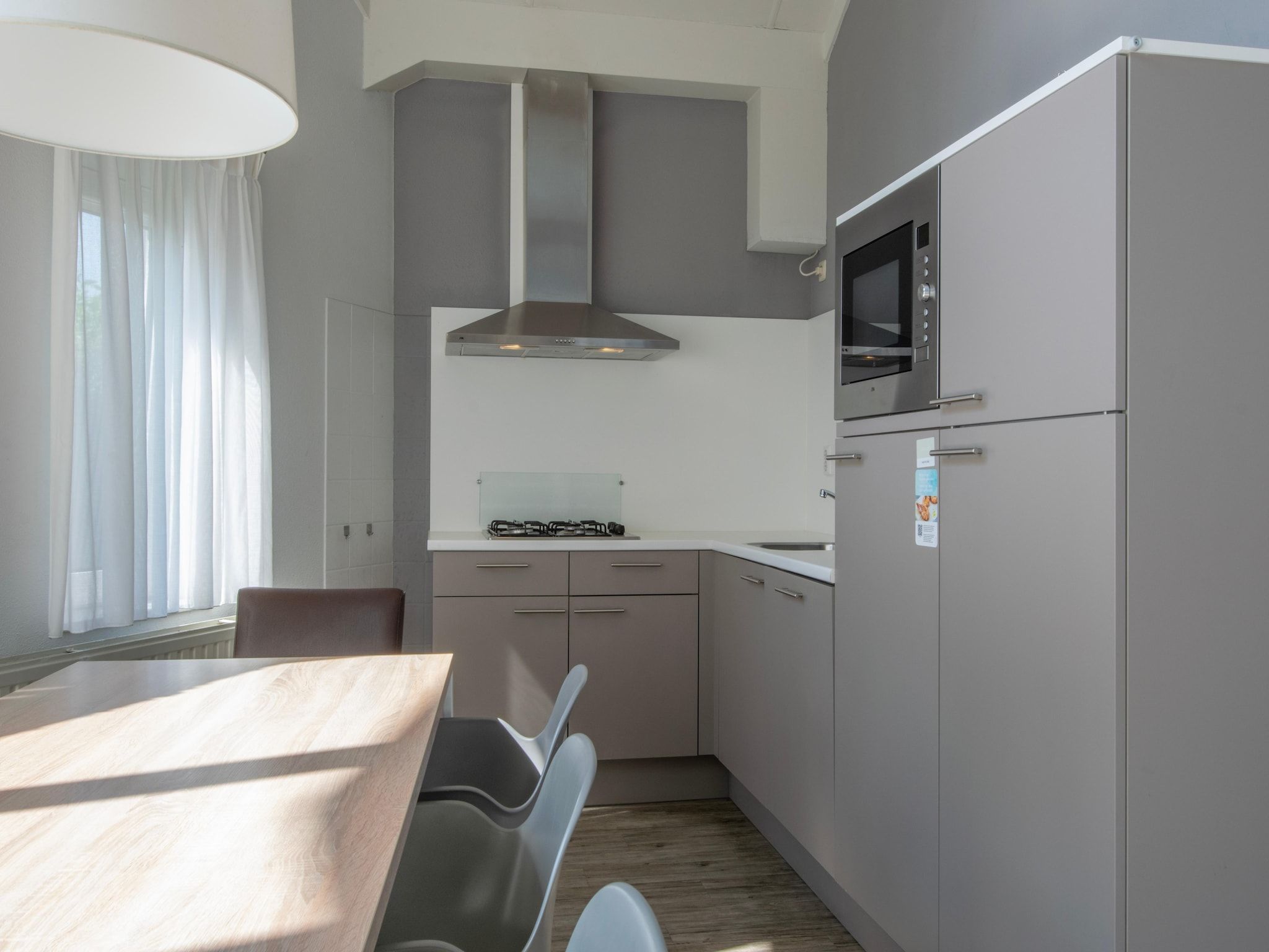 De keuken van Vakantiepark Hof Domburg 25 in Domburg