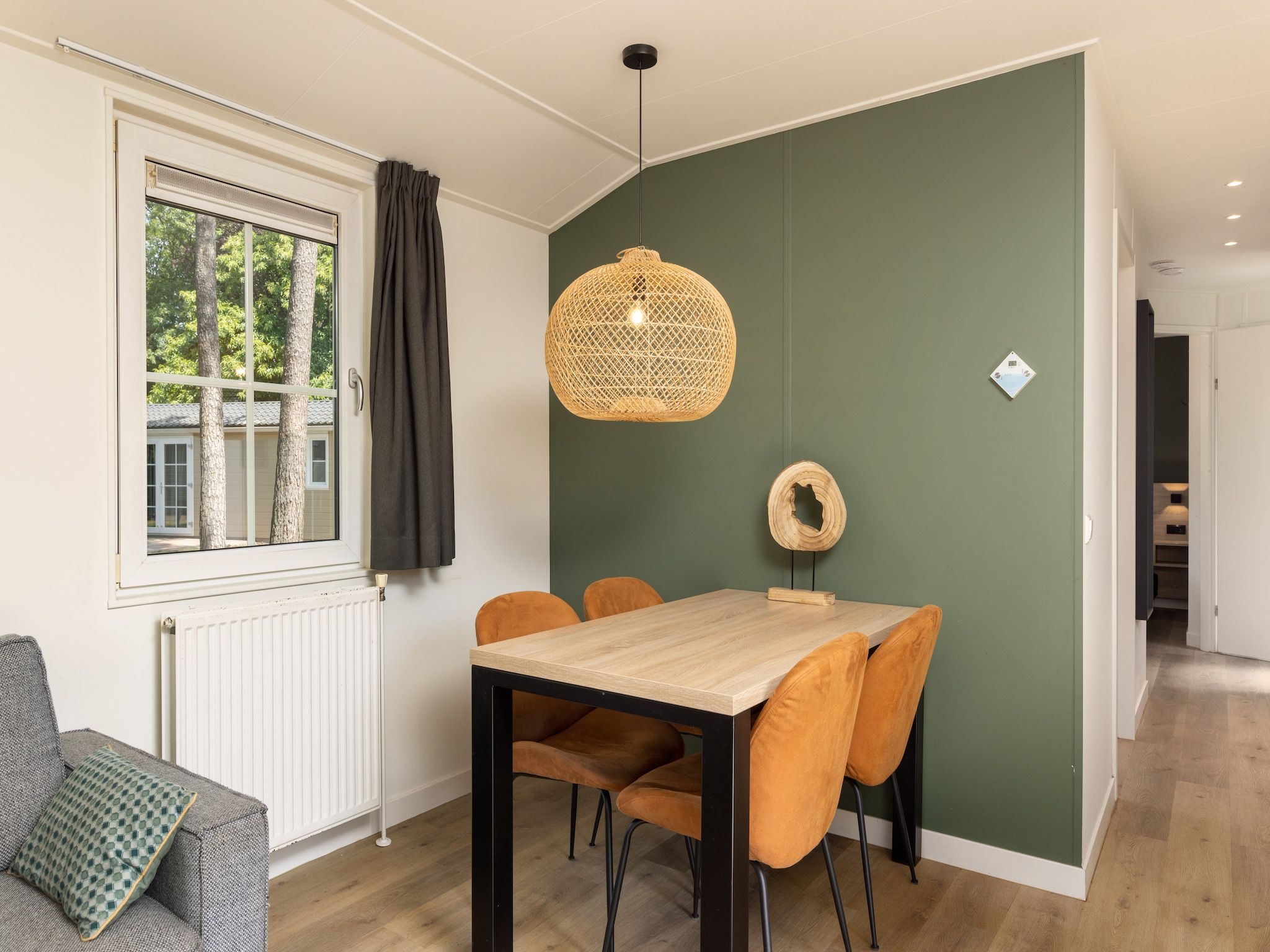 De eetkamer van Park De Peel 1 in Vlierden