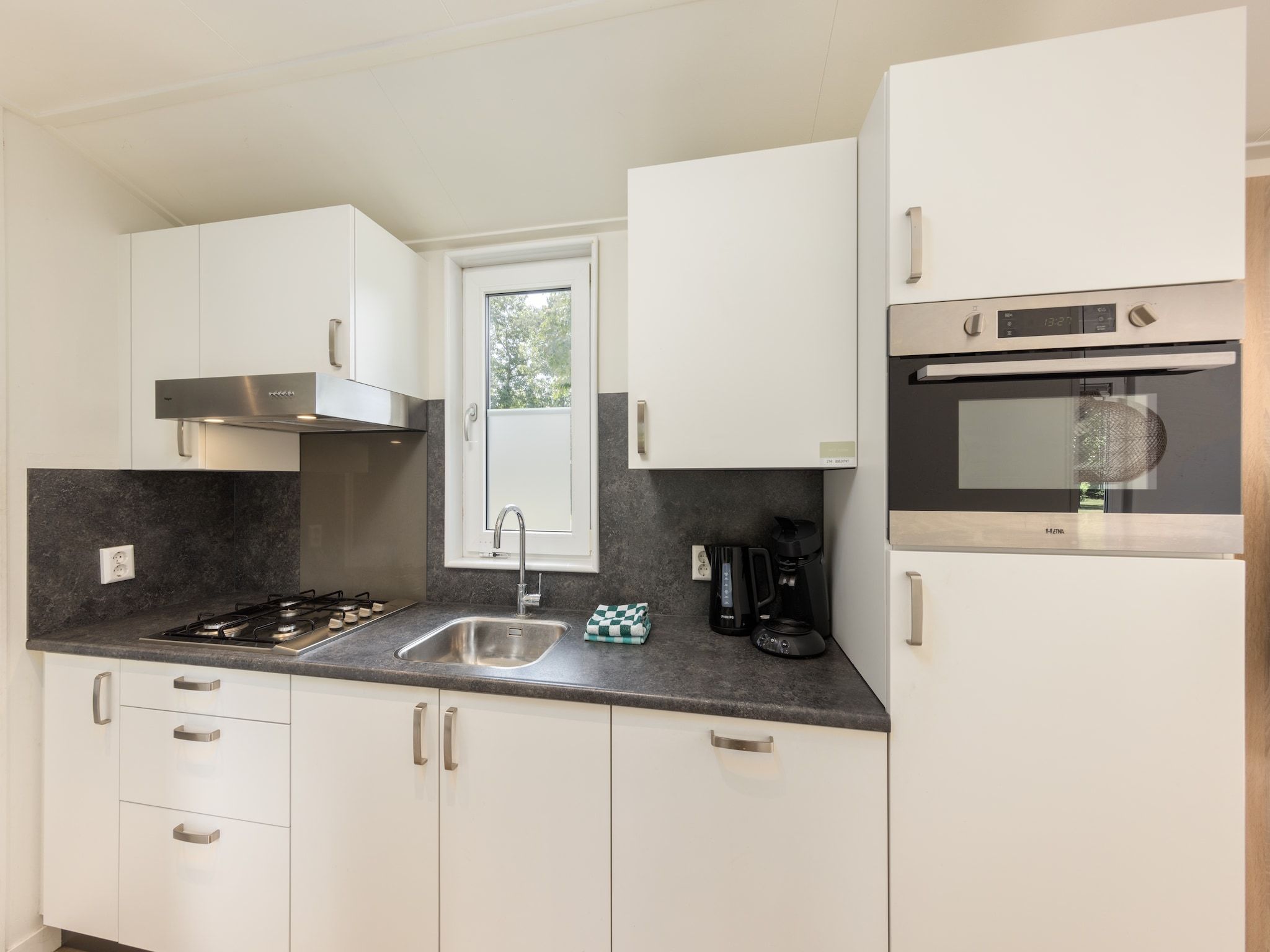 De keuken van Park De Peel 1 in Vlierden