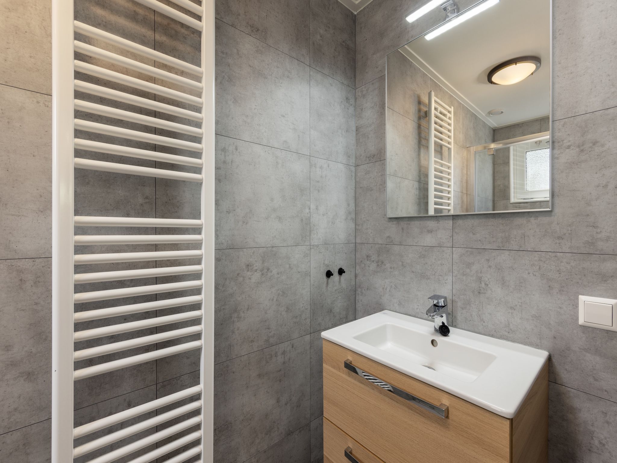 De badkamer van Park De Peel 2 in Vlierden