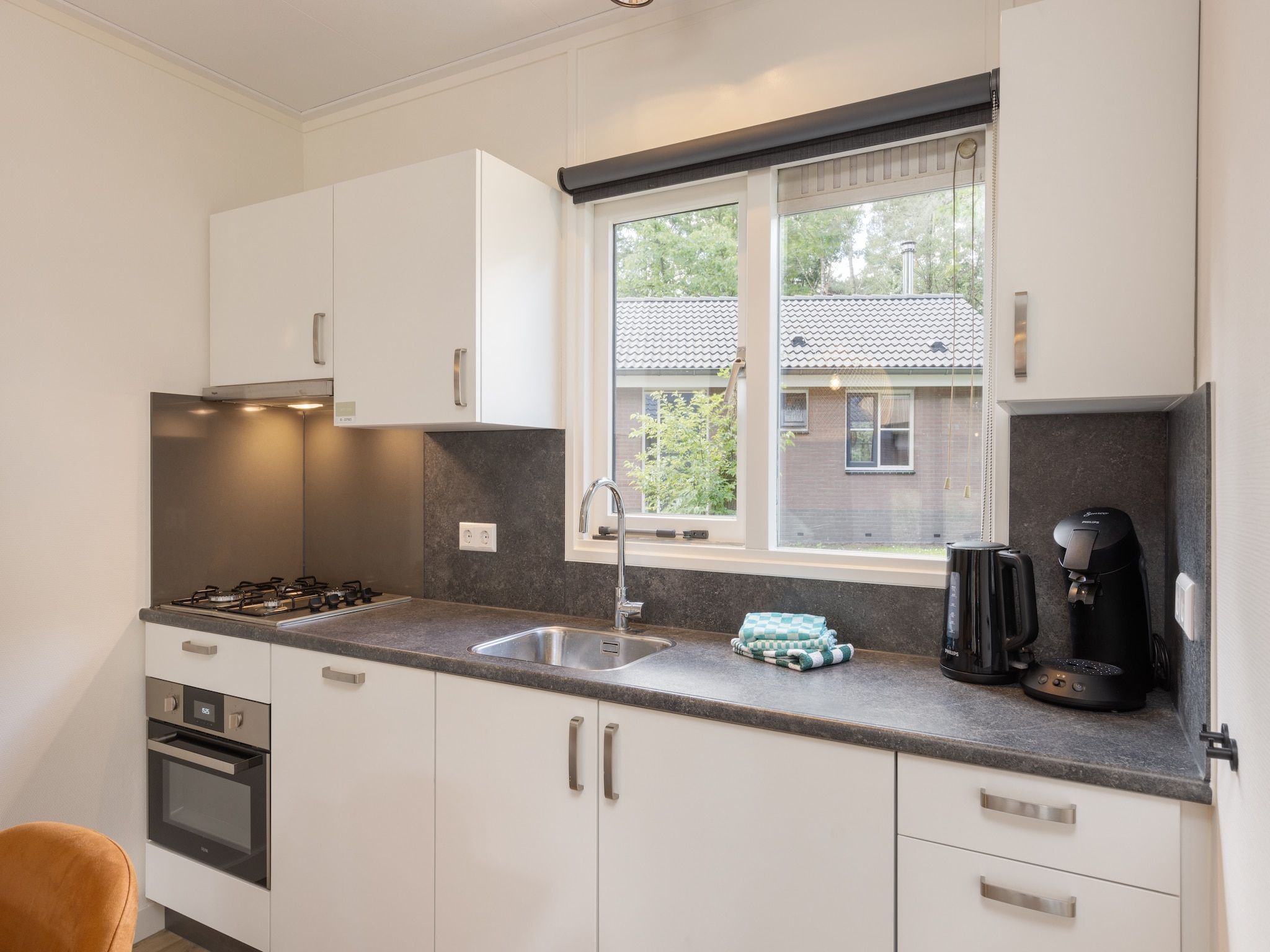 De keuken van Park De Peel 5 in Vlierden